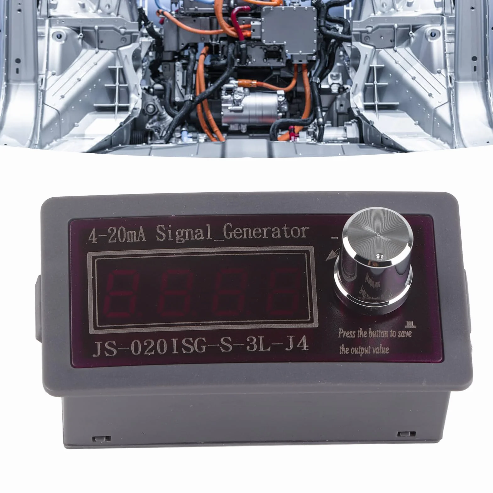 Generator Sygnału 4-20mA Napięcie Prądu Symulator Analogowy 4-cyfrowy Wyświetlacz DROK Regulowany Generator Sygnału do Debugowania Panelu PLC