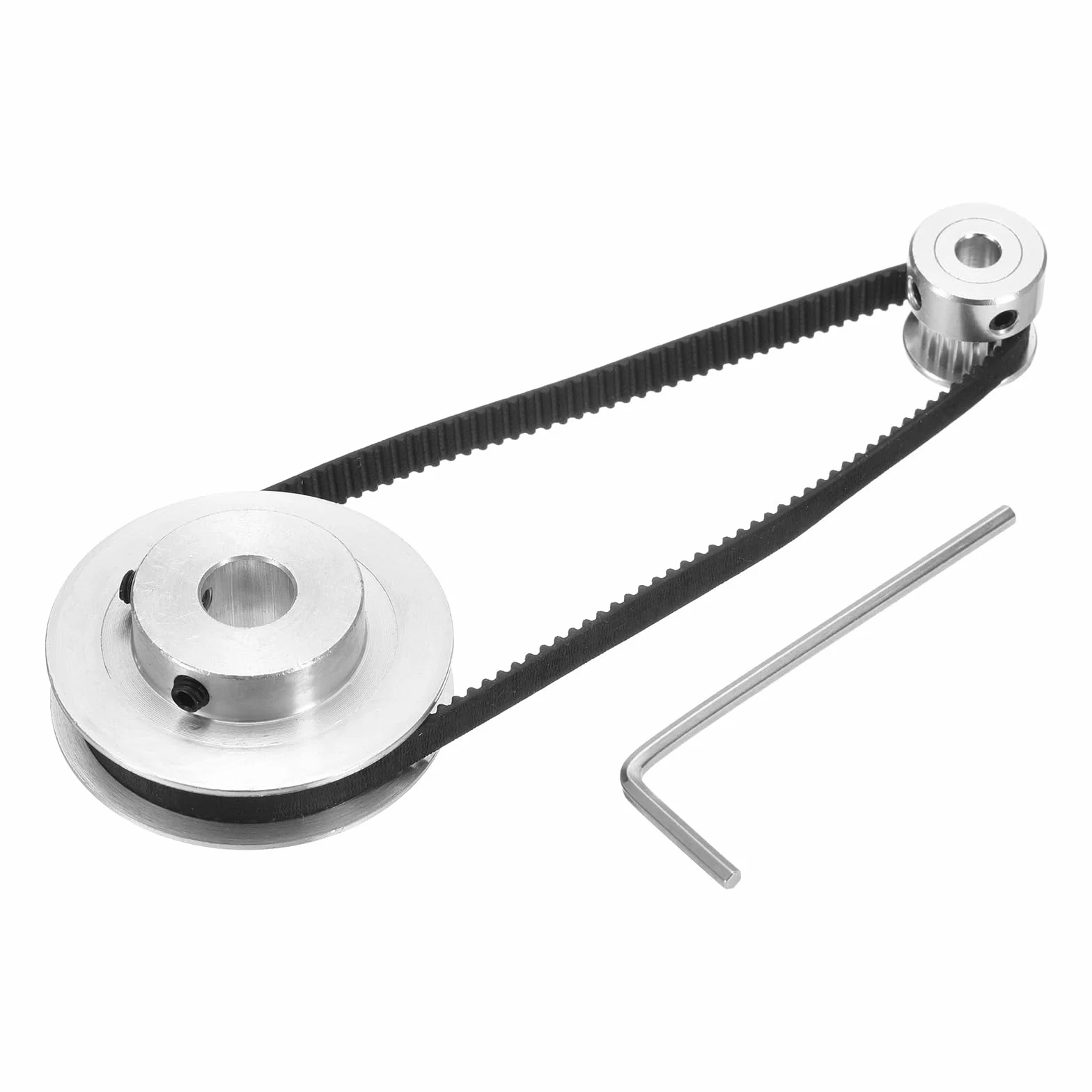 QUARKZMAN GT-2 koło synchroniczne 20 i 60 zębów 5&10 mm otwór, koło zębate ze stopu aluminium z paskiem 280x6 mm do drukarki 3D CNC