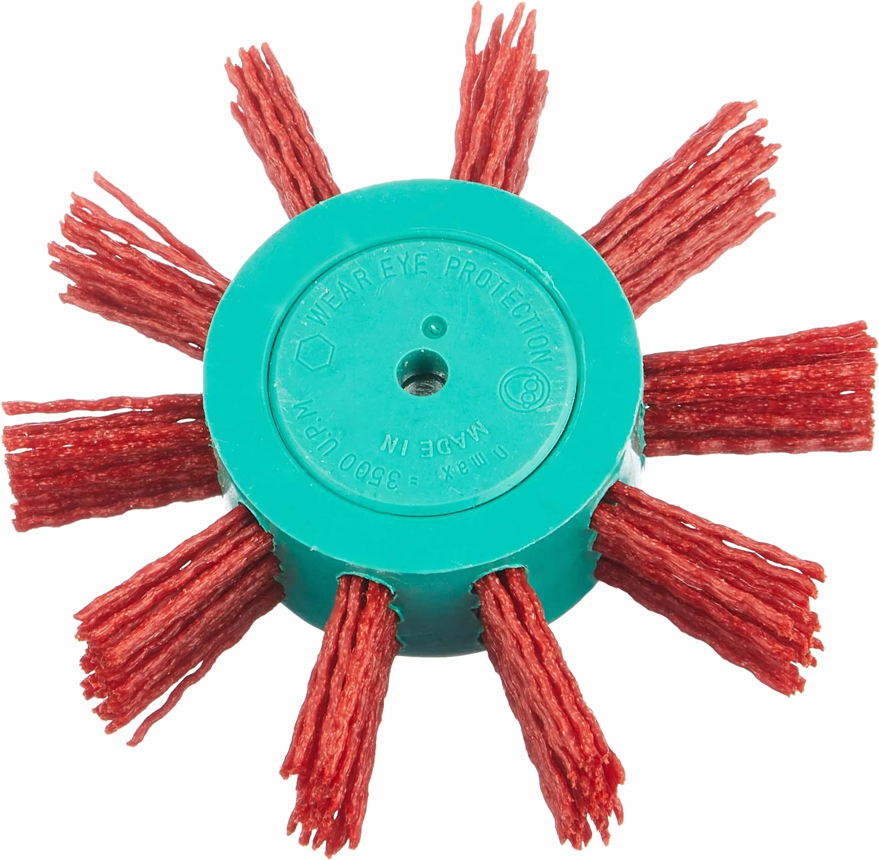 Connex COM219100 szczotka wachlarzowa 100 mm nylon czerwony