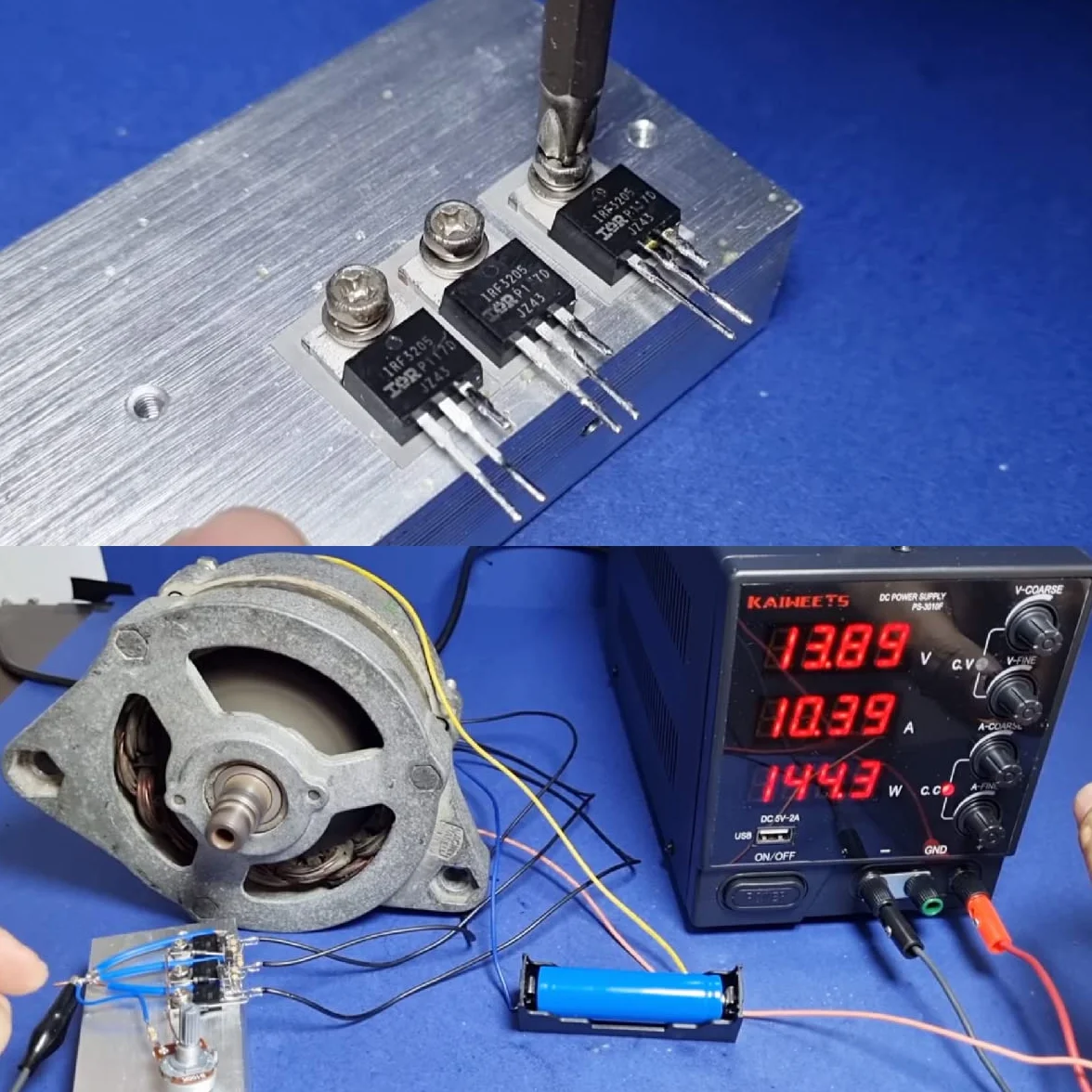 IRF3205 tranzystor MOSFET N-kanał 110A 55V TO-220AB z radiatorem