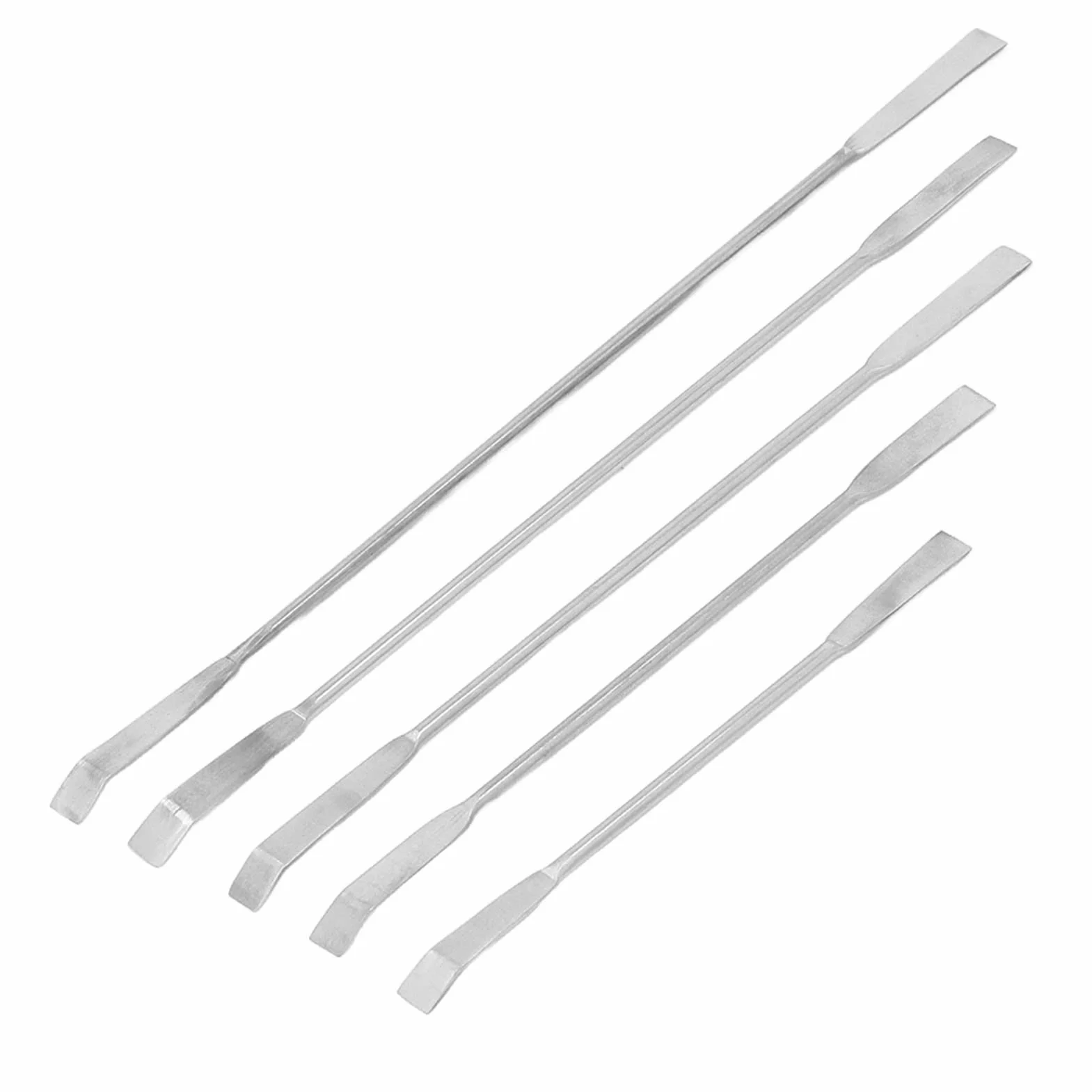 12 szt. Szpatułka Laboratoryjna ze Stali Nierdzewnej, Zestaw Micro Scoop, łyżki Laboratoryjne Narzędzie do Szpachelki do Kapsułek żelowych Opróżnij Szybko Napełnij tacę