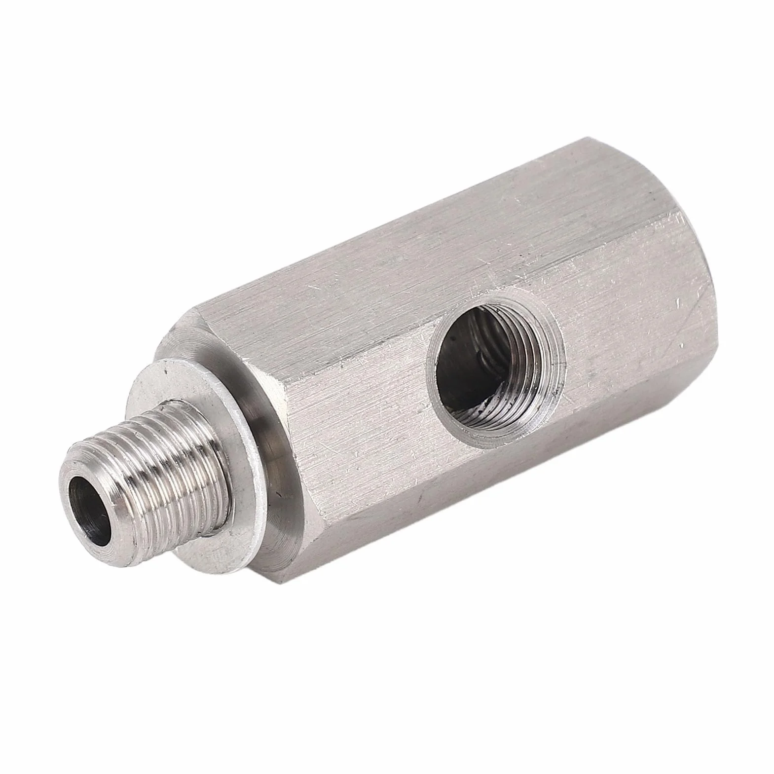 Adapter Czujnika Ciśnienia M10x1.0 ze Stali Nierdzewnej do Adaptera M10 Turbo Supply Złącze Zasilania Olejem montaż dla Większości Modeli