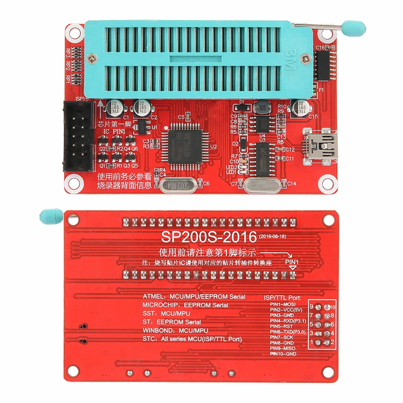 SCM/24/93 Seria Eeprom 28 Pin Programator Eprom Programator Eprom Chipy Pamięci Programiści Sp200Se/Sp200S Ulepszona Wersja
