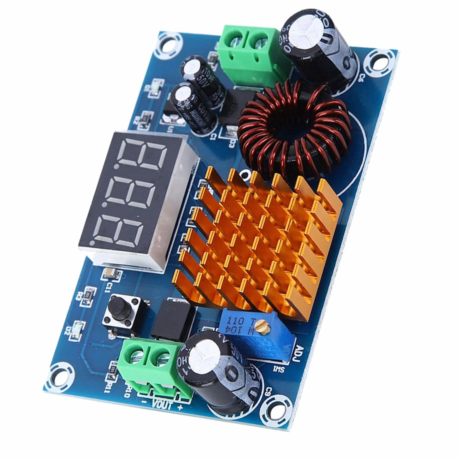 Moduł Step Up, Konwerter Doładowania DC na DC Moduł Doładowania Boost 3-35V do 5V-45V Moduł Zasilania Moduł Zasilania Moduł Zasilania, Przetwornice Mocy
