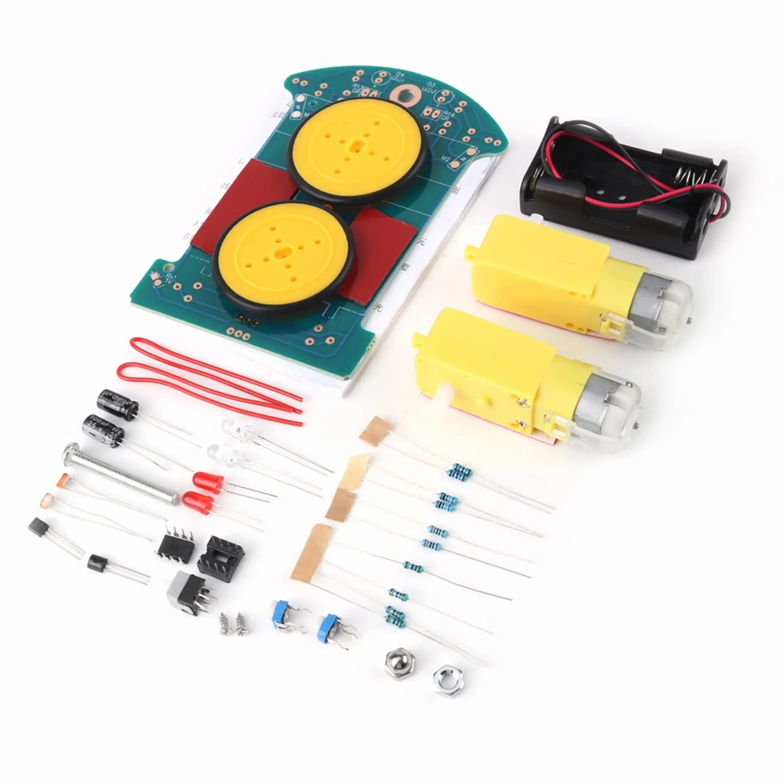 Intelligente Auto Chassis Kits DIY Zubehör Set Elektronische Komponente Kit Für RC Auto Robot Projekt Modellbau
