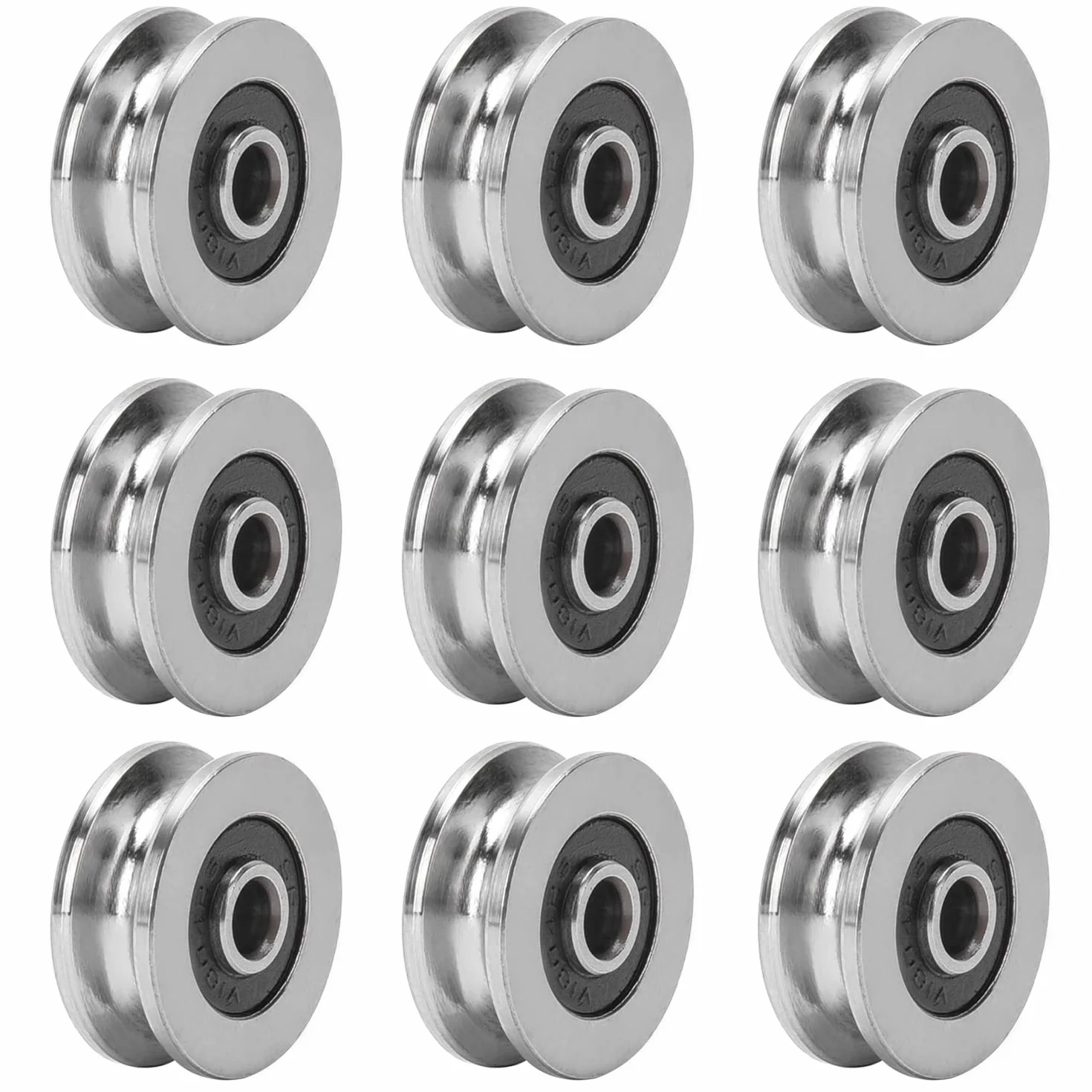 Łożyska V-Groove 18x4x8mm 10szt Miniaturowe Łożyska Kulkowe do Drukarki 3D