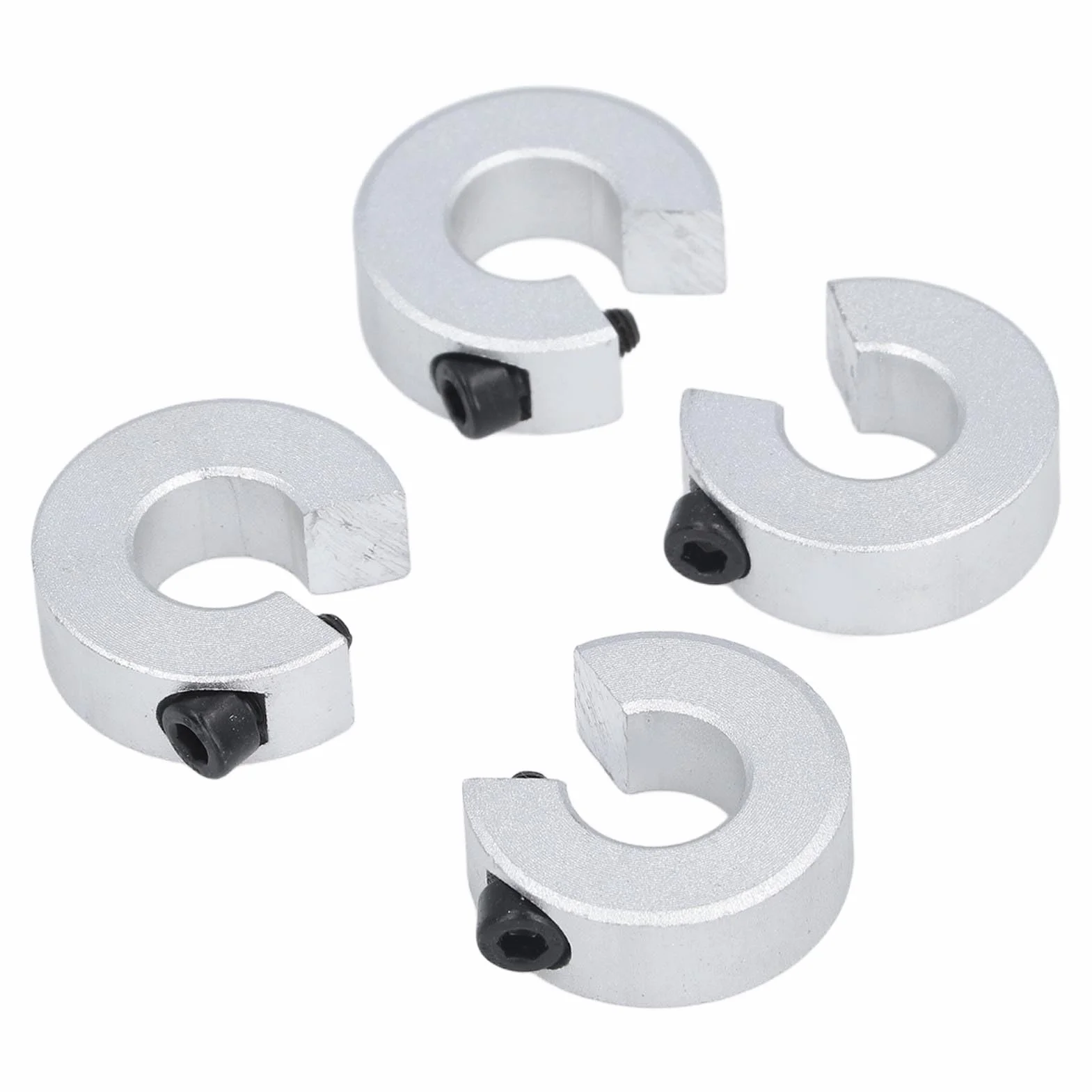 Liniowe Kołnierze Zatrzymujące Szyny SBR20 Aluminium 10mm 4 szt. Pierścieni Mocujących