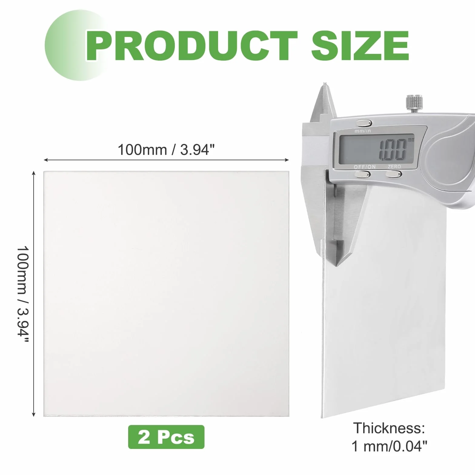 QUARKZMAN 2 sztuki czystej blachy tytanowej TA1 100 x 100 x 1 mm, odporna na korozję blacha tytanowa do obróbki chemicznej, części morskich, maszyn przemysłowych, obróbki metali, rzemiosła
