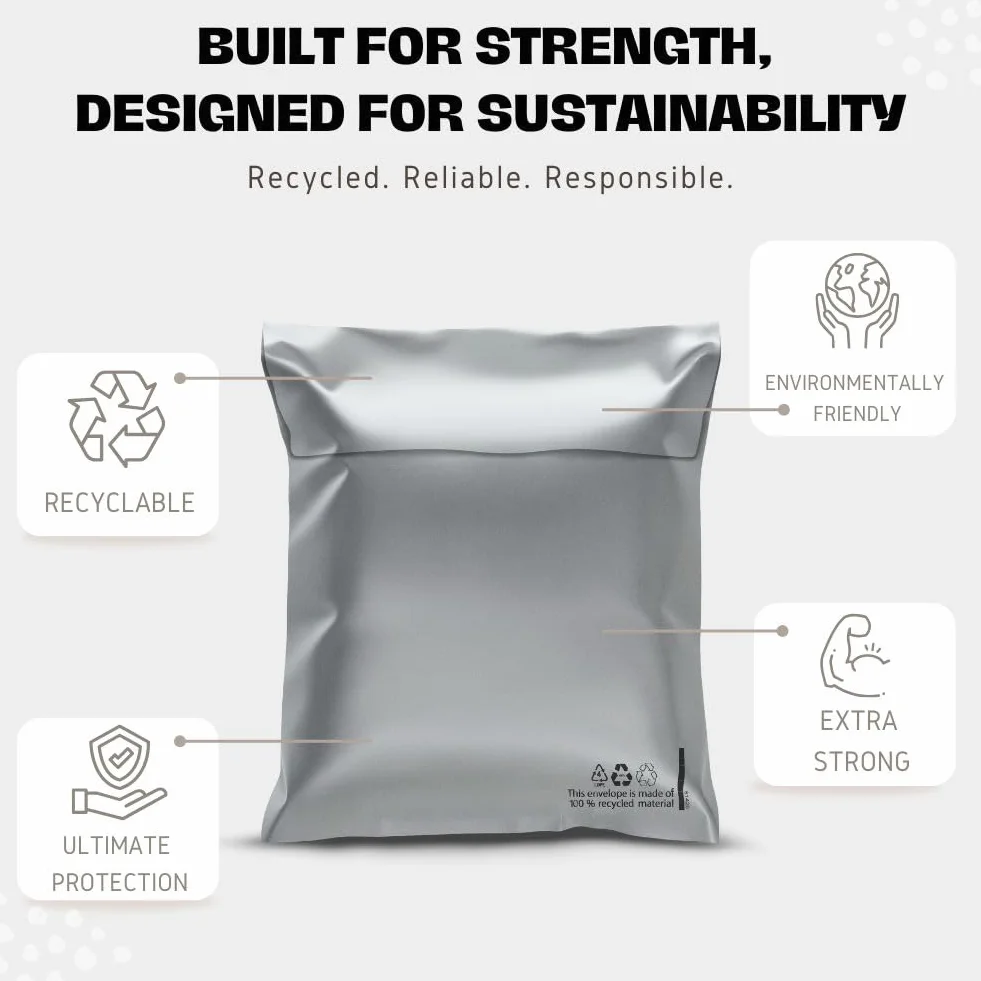 RAGO® Plastikowe torebki wysyłkowe I foliopaki M-10 sztuk, L-10 sztuk, XL-10 sztuk, torebki wysyłkowe, samoprzylepne i nieprzejrzyste, plastikowe torebki zamykane I idealne do Vinted