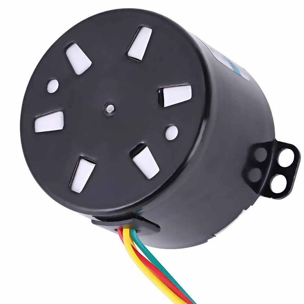 Piccolo Motore sincrono a magnete permanente 50KTYZ AC 220V 10W 0.5A 2.5/20RMP bassa velocità ad alta coppia per giradischi