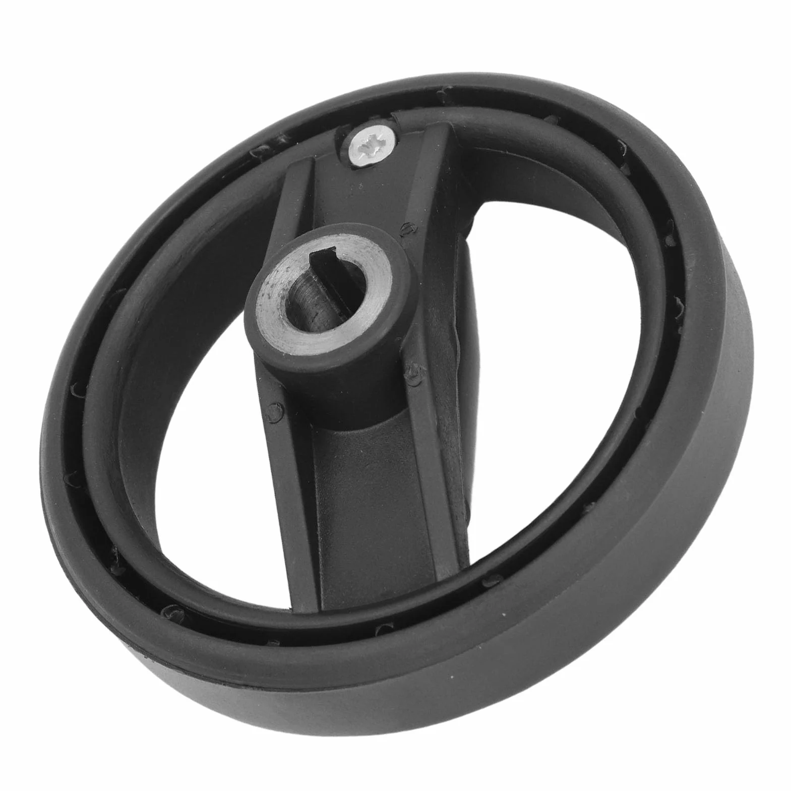 Okrągłe Koło Ręczne 12x100mm z Obrotowym Uchwytem do Wiertarki Tokarki