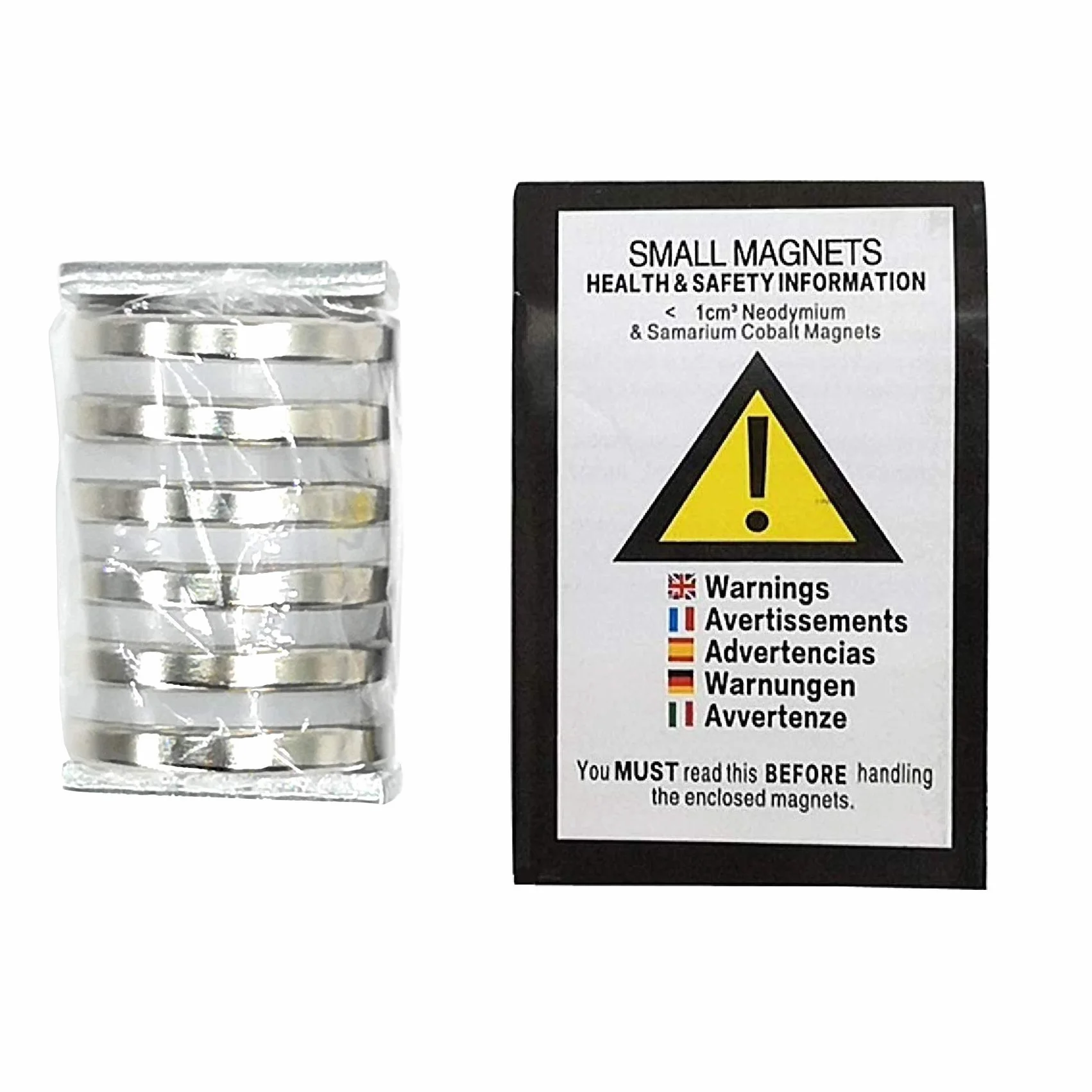 Magnetpro magnesy w kształcie krążka 6 kg 25 mm x 3 mm