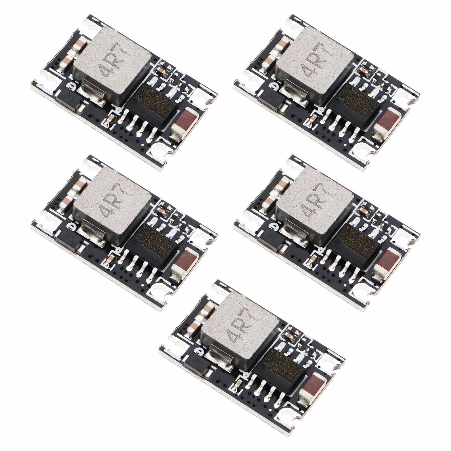 5 szt. DC-DC Step-down PCB moduł zasilania 5 V-30 V wejście do 5 V wyjście 1,5 A mini zasilacz pojazdu do modelu samolotu pojazdu