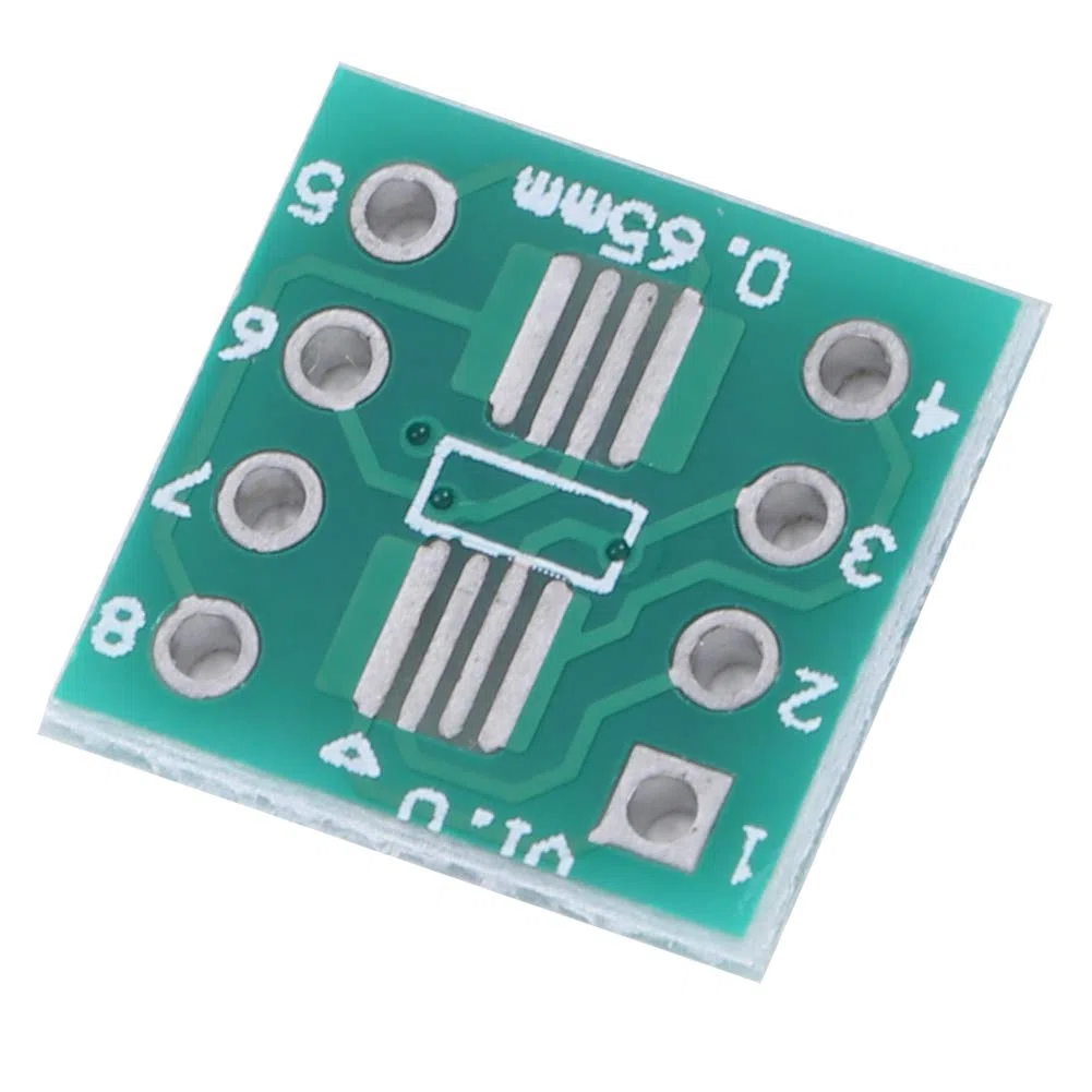 100 sztuk moduł adaptera konwertera płyta adaptera moduł konwertera lekkie akcesoria elektroniczne SOP8 SSOP8 do DIP8 TSSOP8 DIP SMD do Inline