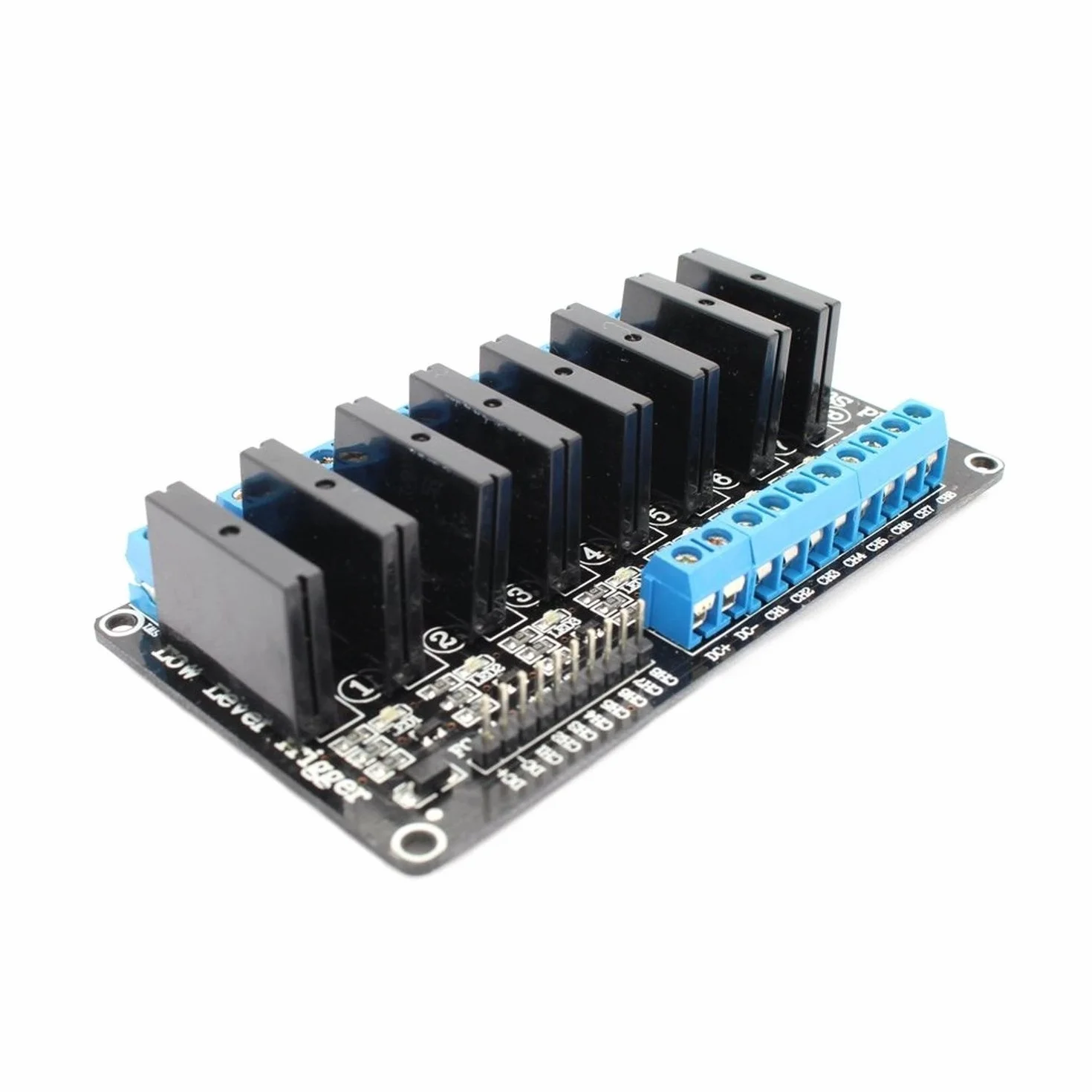 DollaTek 8-kanałowy przekaźnik 5 V SSR moduł przekaźnika półprzewodnikowego 250 V 2 A do Arduino