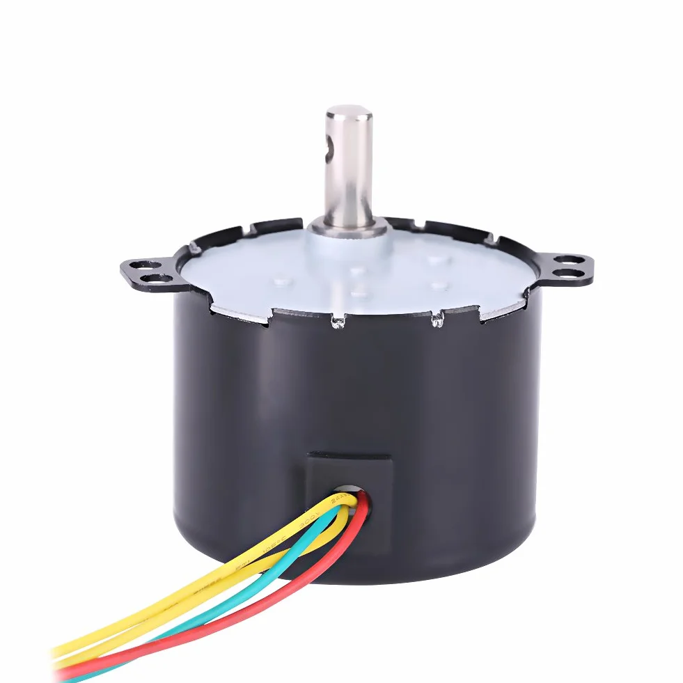 Piccolo Motore sincrono a magnete permanente 50KTYZ AC 220V 10W 0.5A 2.5/20RMP bassa velocità ad alta coppia per giradischi