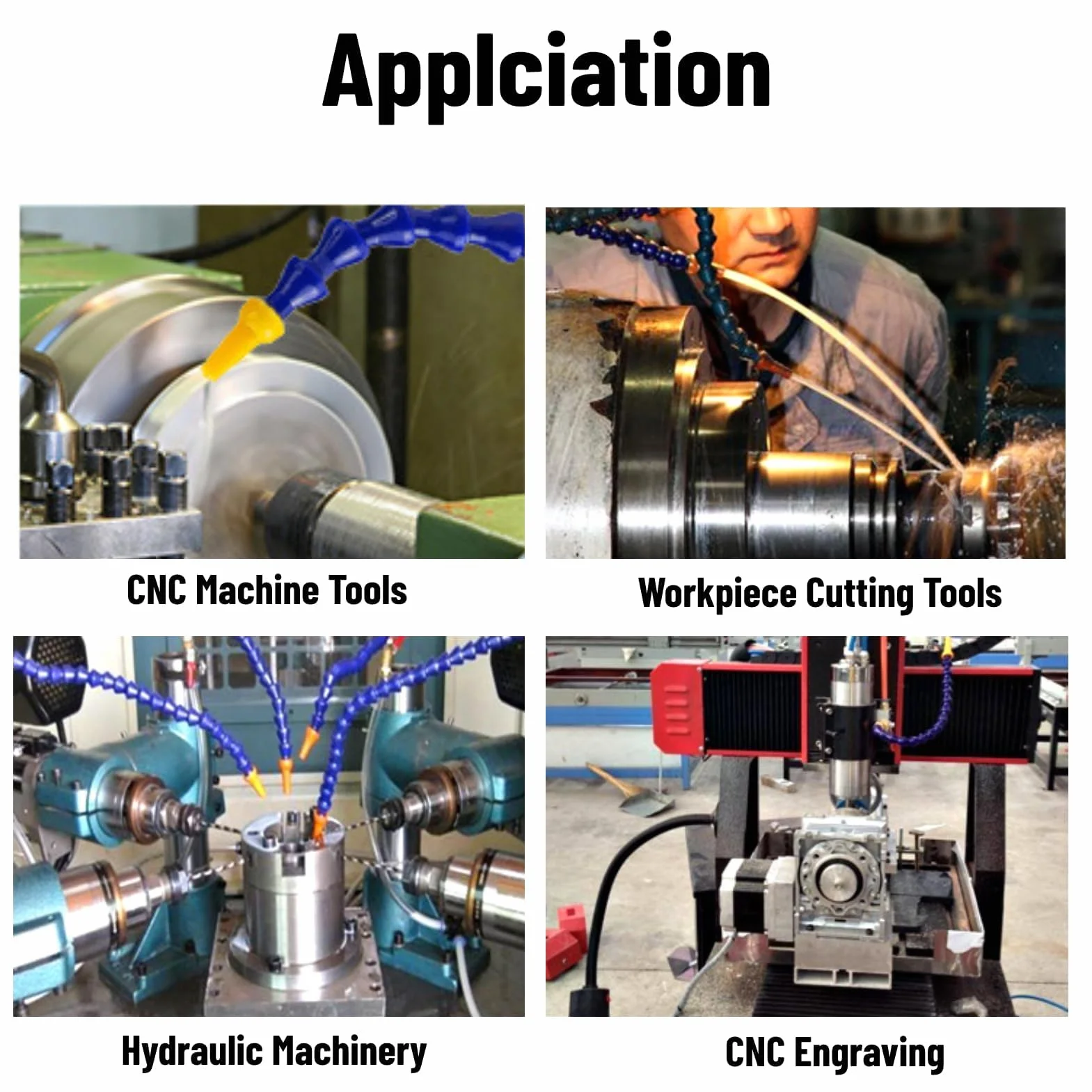 System smarowania chłodziwa do tokarki CNC 8mm z przewodem powietrznym