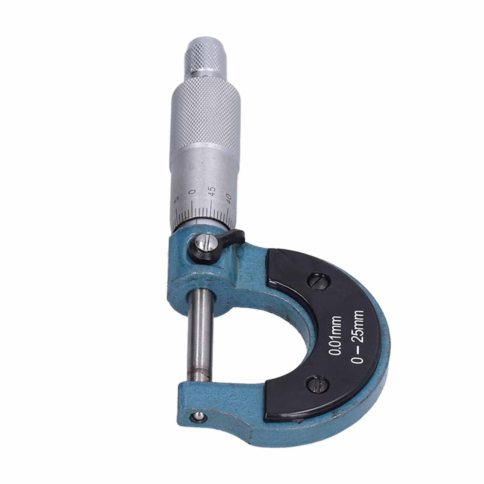 Mikrometr Zewnętrzny 0-25mm Stal Nierdzewna Dokładność 0,01mm z Kluczem