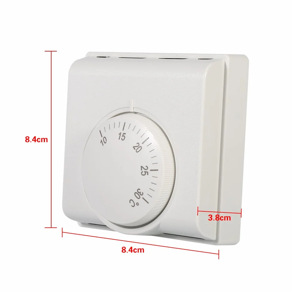 Regulowany Termostat Pokojowy, Mechaniczny Regulator Temperatury do Centralnej Klimatyzacji