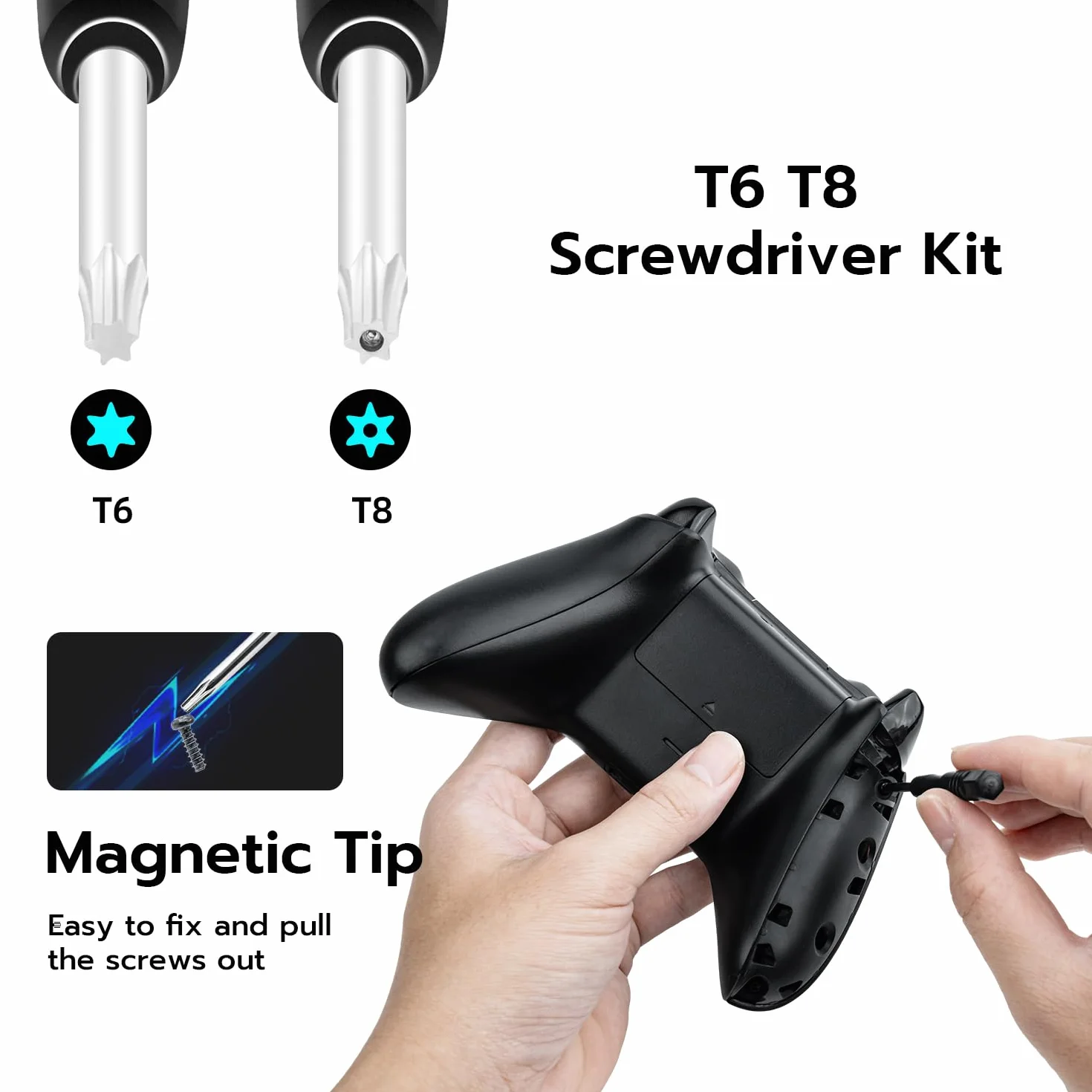 Mcbazel 10K Zapasowy czujnik potencjometru Trimmer dla kontrolera Xbox Series X/S, Xbox One, Xbox One X/S, Xbox Elite