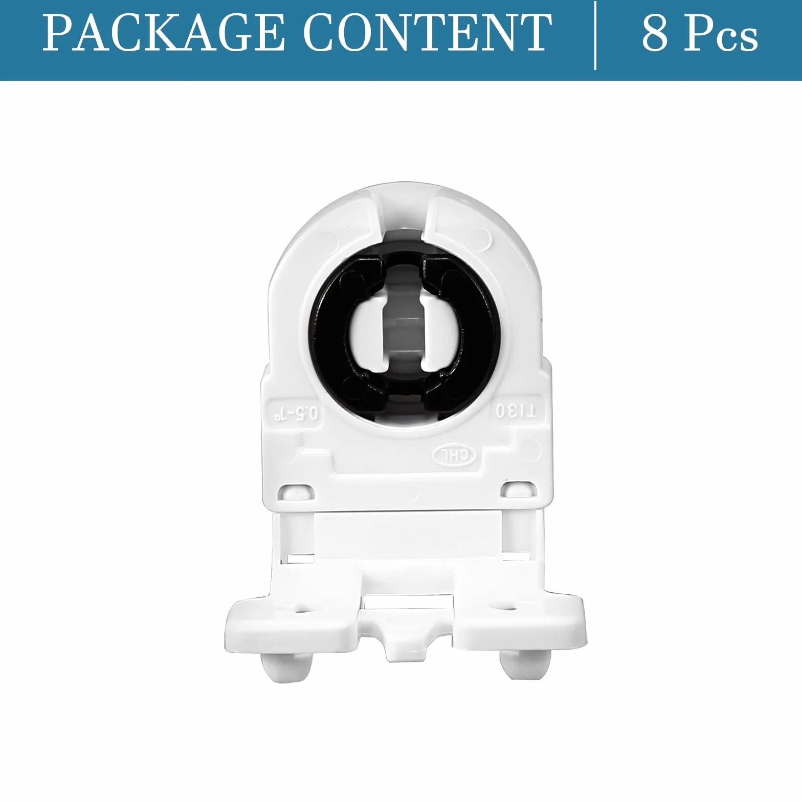 QUARKZMAN T8 LED cokół rurowy G13 2A uchwyt do lampy biały