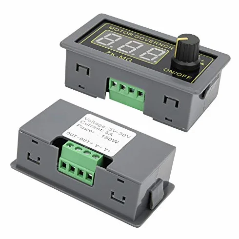 Regulator prędkości silnika PWM 5V 12V 24V Ściemniacz LED Cyfrowy enkoder