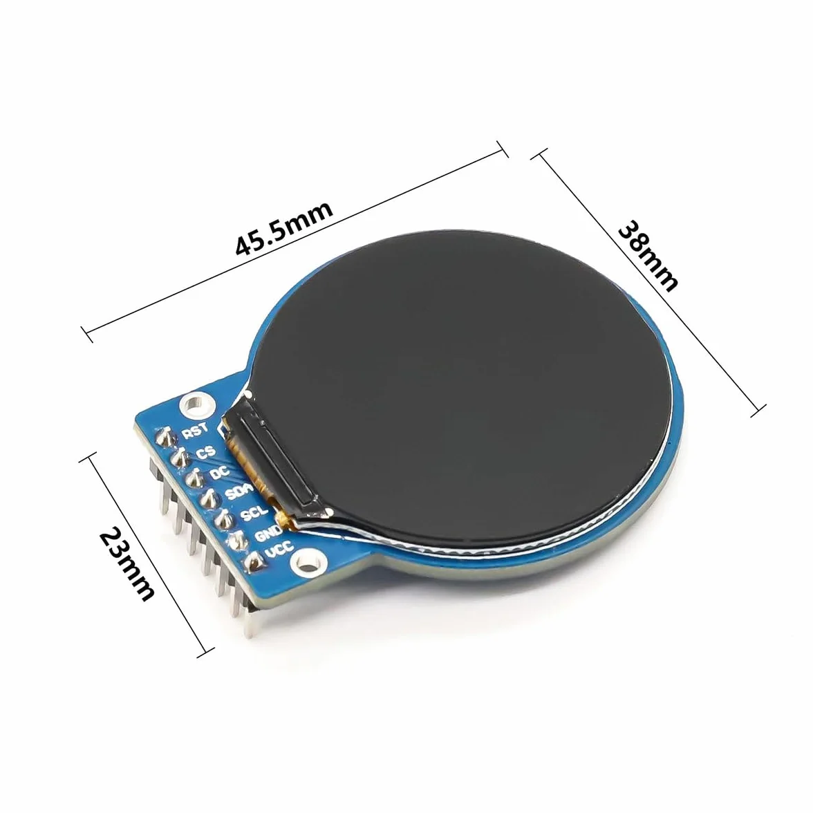 Wyświetlacz LCD TFT 1,28 cala GC9A01 IPS RGB SPI dla Arduino