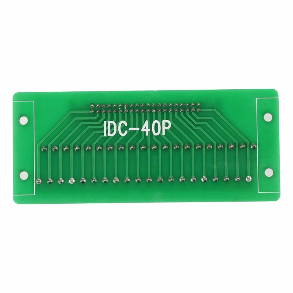 IDC40P 40Pin Steckerleiste Breakout Board Terminal Block Stecker PLC Schnittstelle mit Halterung Geeignet für PLC, Servo und DIN-Schiene montieren.