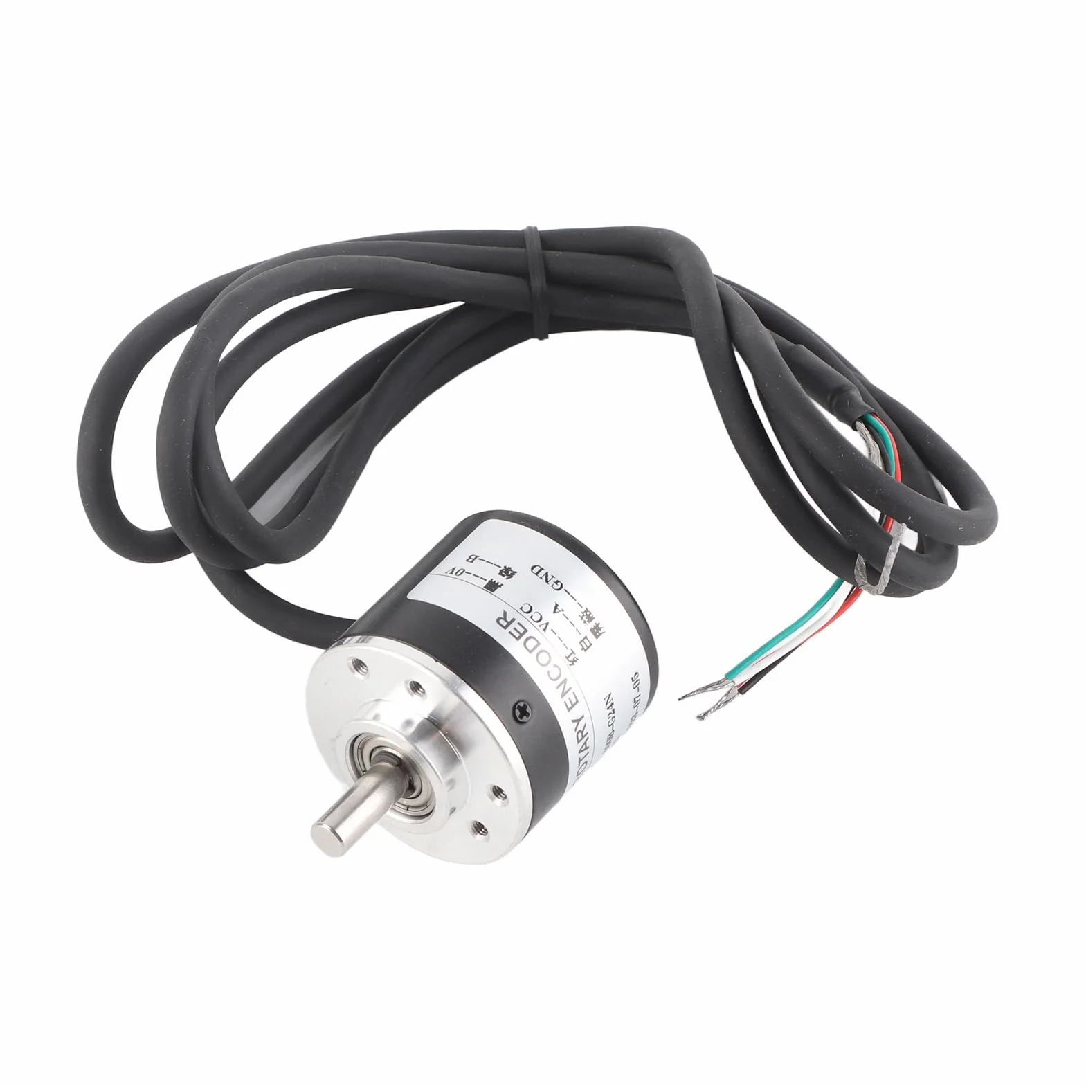 Przyrostowy enkoder obrotowy, fotoelektryczny enkoder obrotu optycznego 600P/R 5V-24V 6 mm