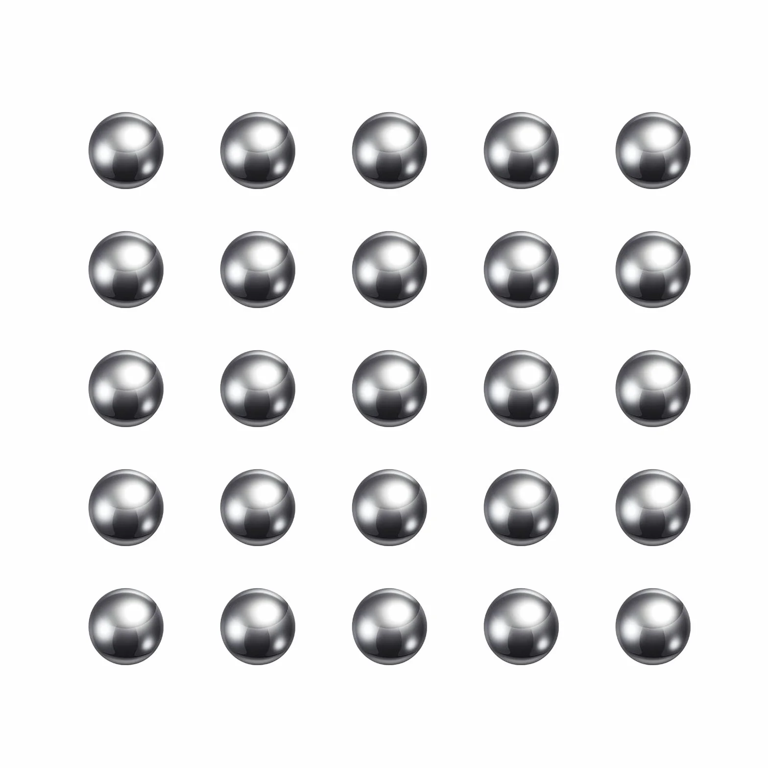 QUARKZMAN 60 sztuk precyzyjnych kulek 3/16" średnica 440C stal szlachetna G25 do łożysk