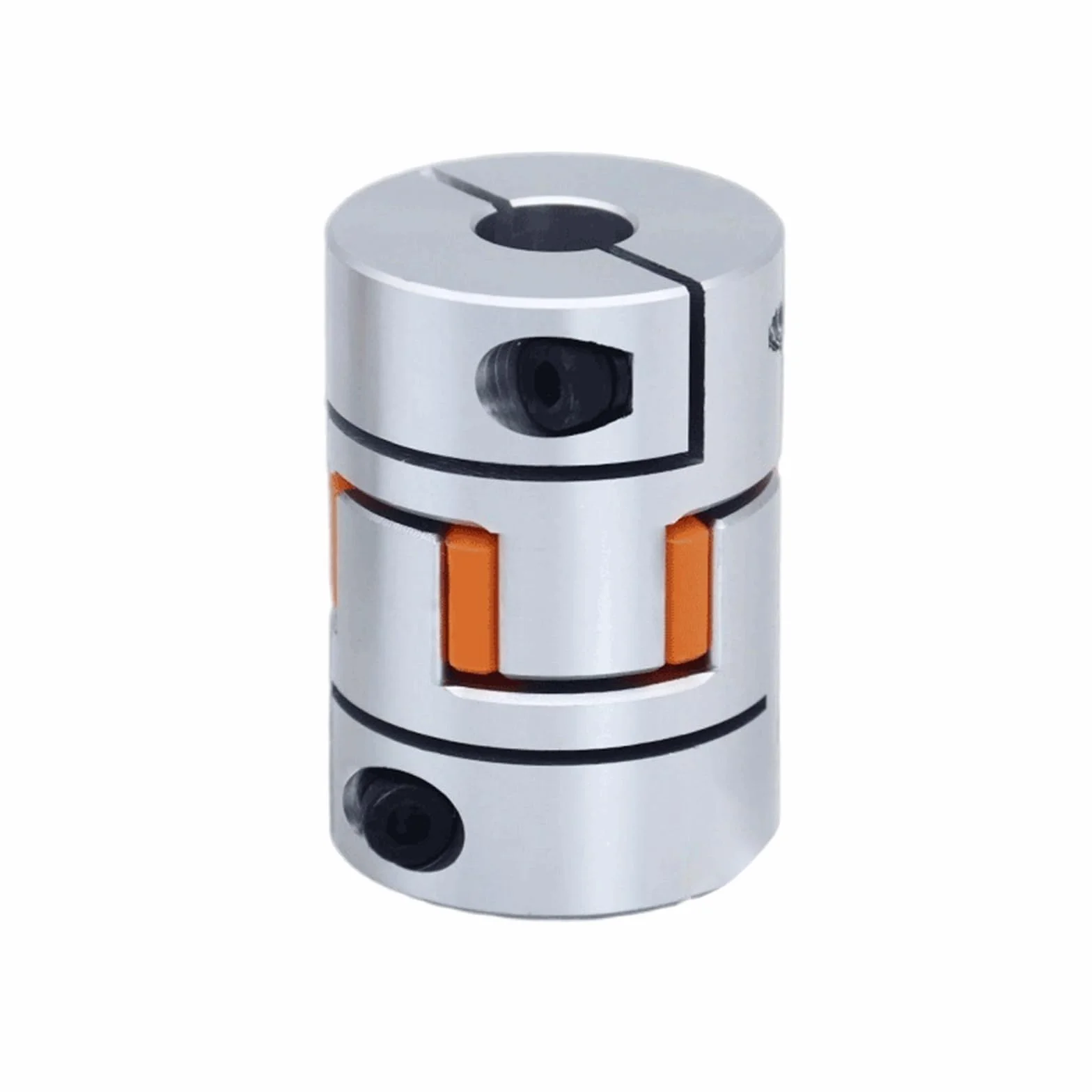 2-szczękowy sprzęgło D20 L30, średnica 20 mm, długość 30 mm, aluminiowe złącze giętkie, złącze do wału silnika krokowego (5 mm x 6,35 mm)
