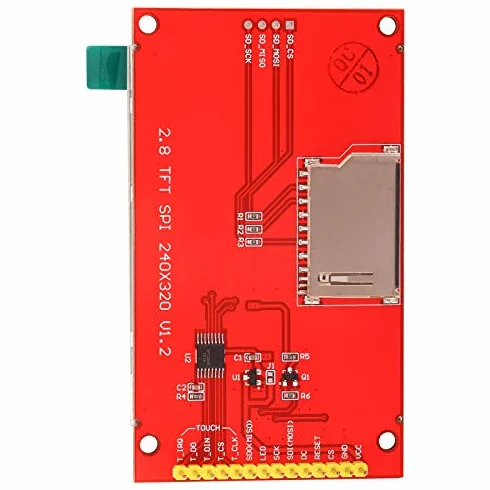 2.8 "240x320 SPI Ili9341 TFT LCD Ogólne 2.4-calowy Moduł Wyświetlacza LCD Spi Tft Lcd Panel Dotykowy Moduł Portu Szeregowego Ekran Dotykowy Lcd z Płytą Drukowaną Ili9341 5v / 3.3v