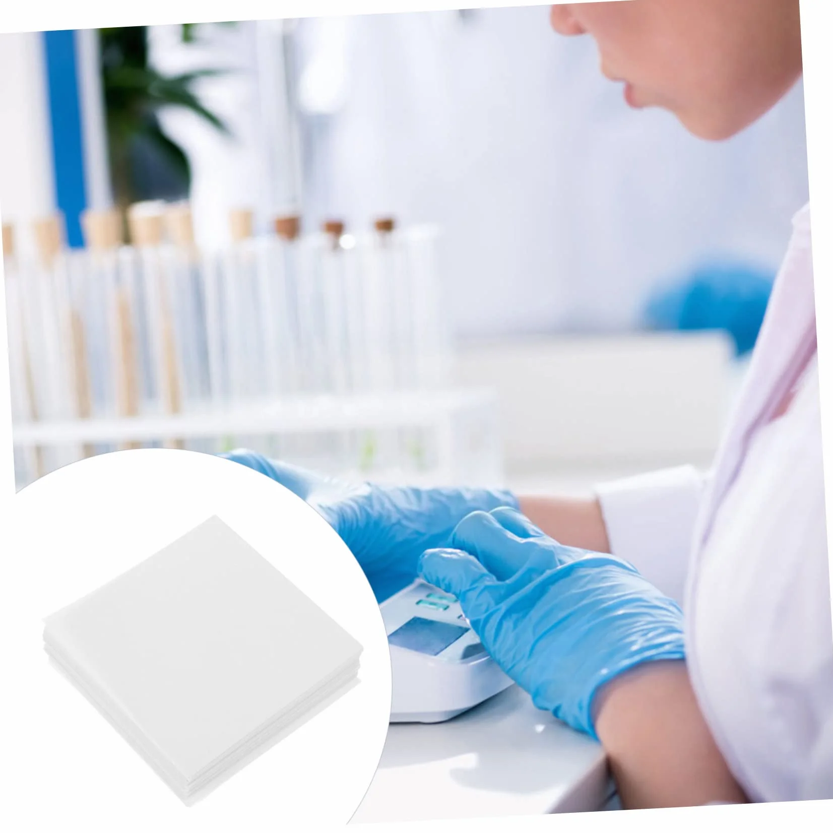 500 Arkuszy papier do ważenia naczynie do ważenia wyposażenie instrumentów laboratoryjnych nieprzywierający papier wagowy praktyczna waga papierowa plac próbka czujnik zaopatrzenie