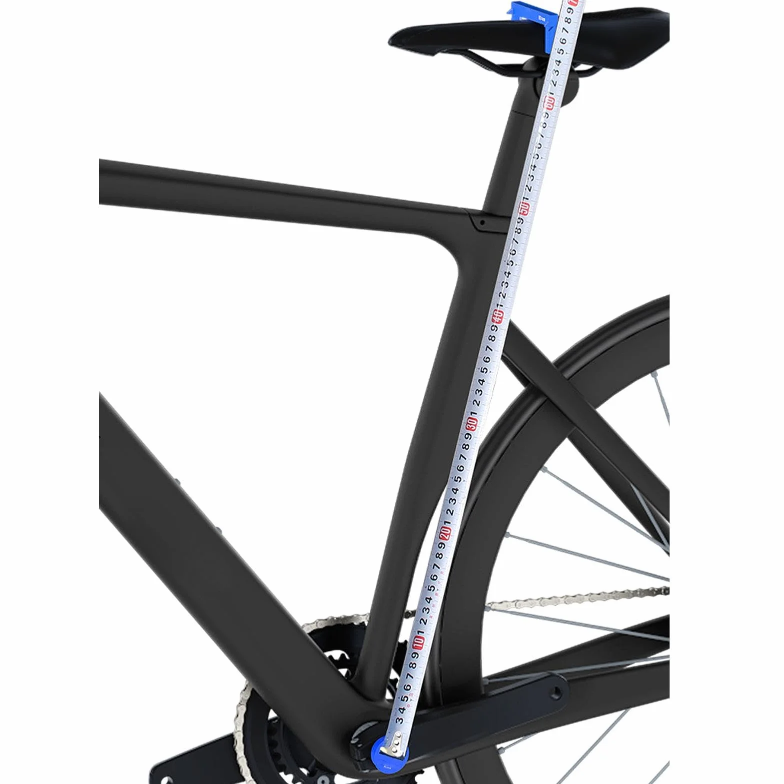 Measuring Gauge for Cycle Seat Height, Magnetic Height Adjustment Tool for Cycles Seat Cushion, Portable Riding Accessory for Father, Boyfriend, Grandfather
