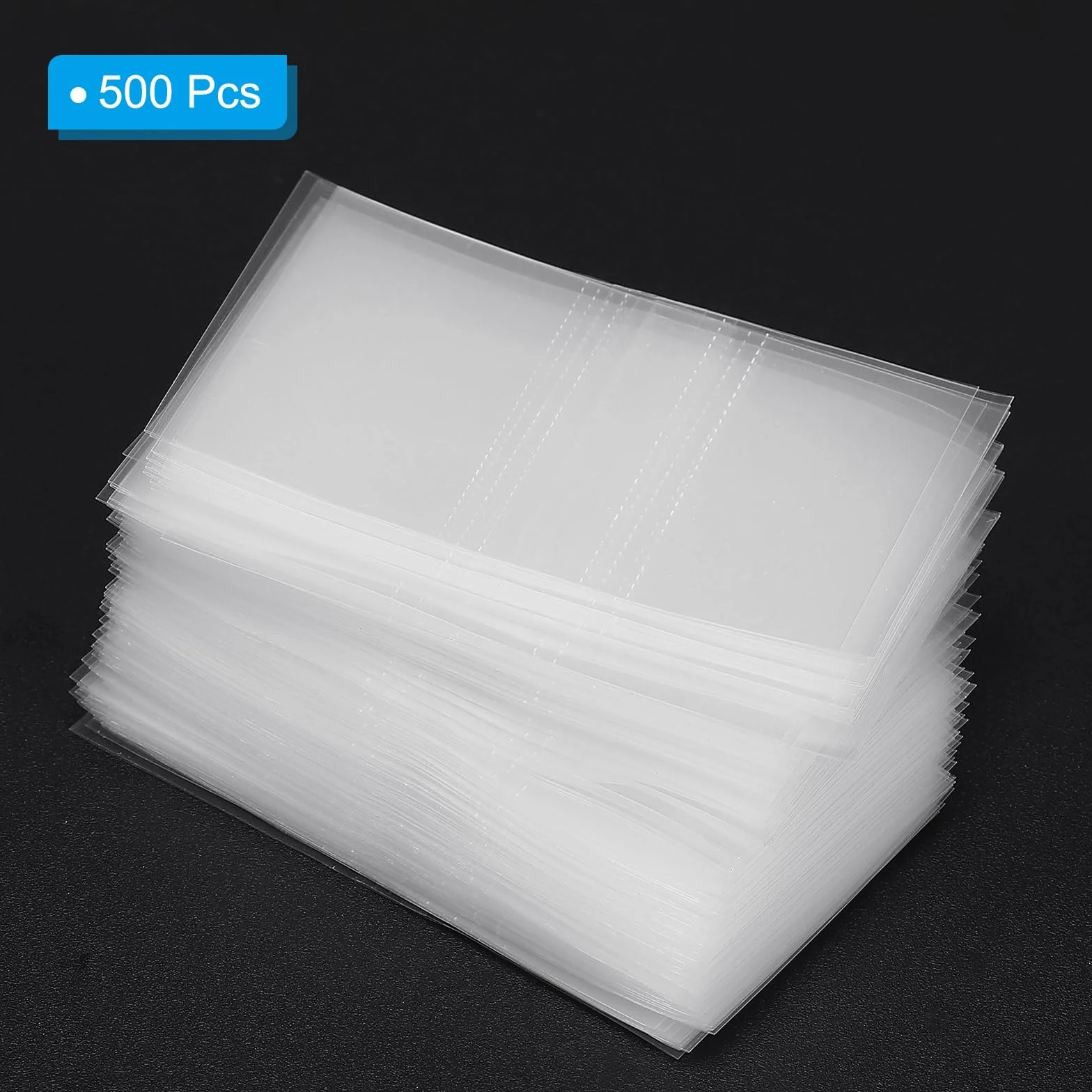 PATIKIL 50x30mm PVC perforowane opaski termokurczliwe, 500 sztuk folii termokurczliwej do butelek słoiki puszki pudełka nadają się do korków o średnicy 1,1 do 1,18 cala, przezroczyste