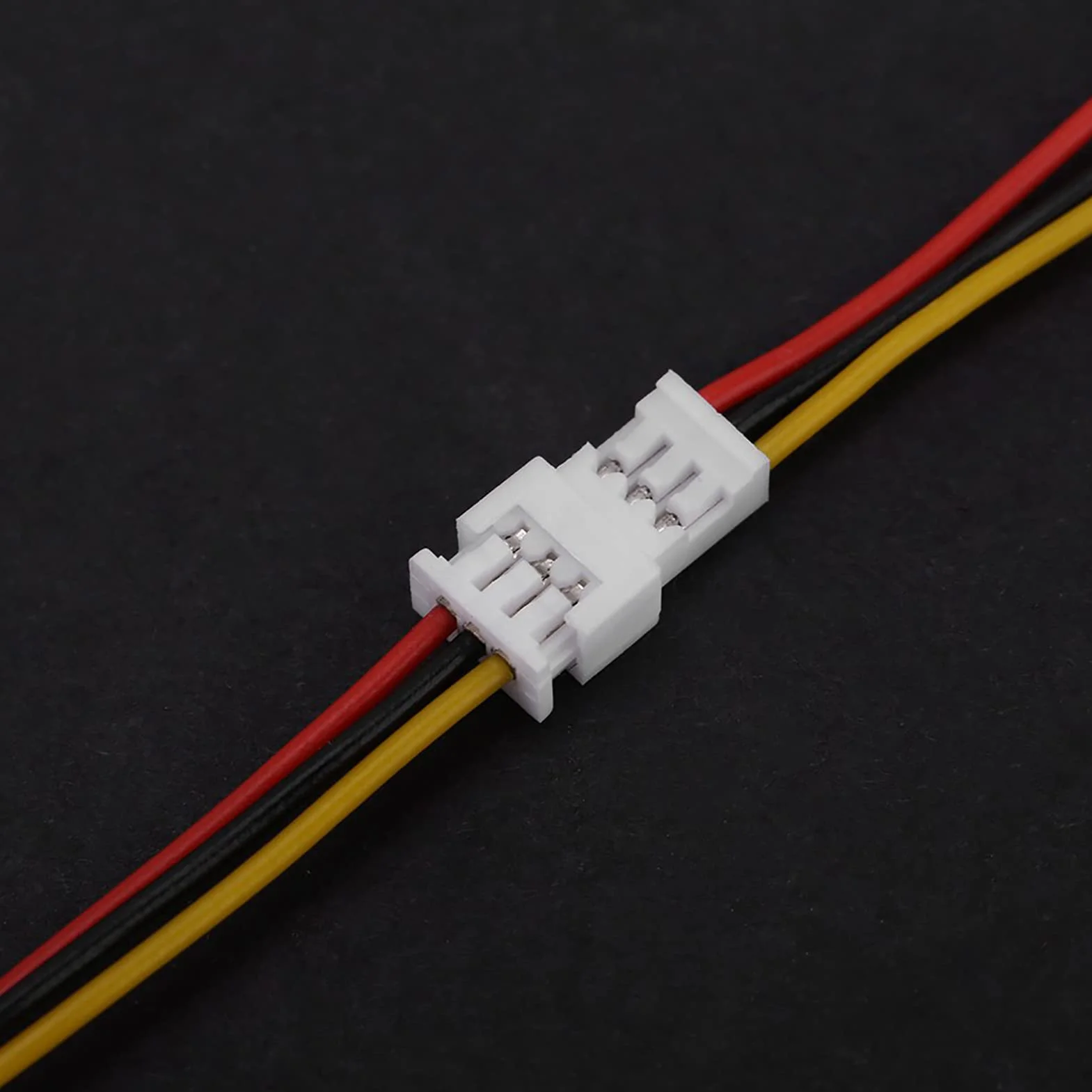 20 Szt. 1,25 MM JST 2 Pin lub 3 Pin Męski i żeński Wtyk Złącza z Kablami 100mm, Przewód łączący Złącze Kątowe JST(3Pinowy zestaw męski i żeński)