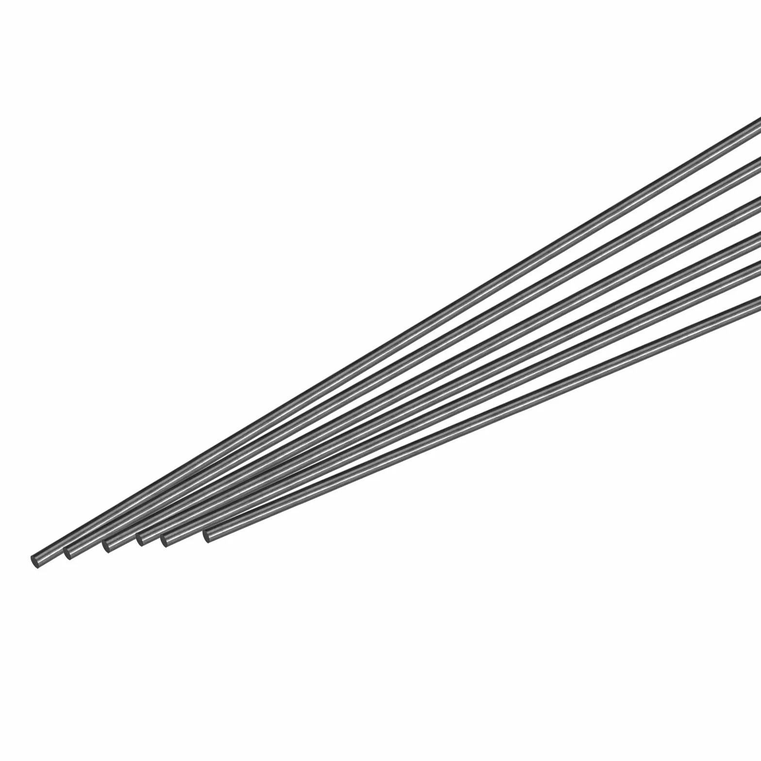 QUARKZMAN Pręt z włókna węglowego, 2 mm x 300 mm, do samolotu RC, DIY, rura skrzydłowa, ramię quadcoptera, opakowanie 10 sztuk