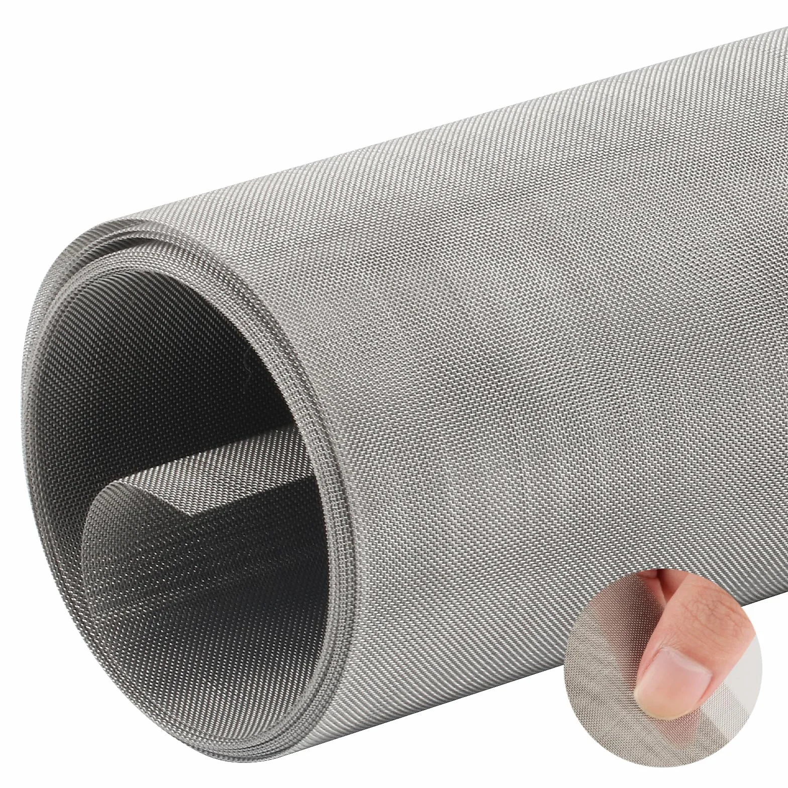24 Mallas Hoja de Malla Metalica Fina, Malla de Alambre Fino de Acero Inoxidable 304 para Ventilación de Aire, Ventana de ladrillo, Jardín, 30 x 120 cm