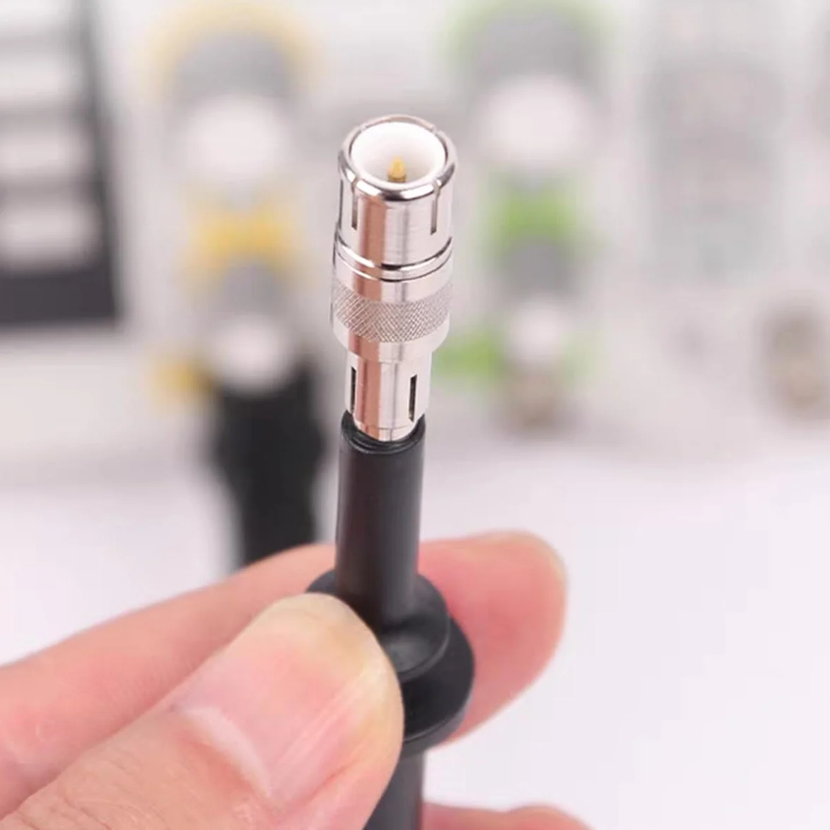 NORMICHIC Złącze sondy oscyloskopowej Adapter BNC 5 mm BNC Quick Plug Transfer Akcesoria