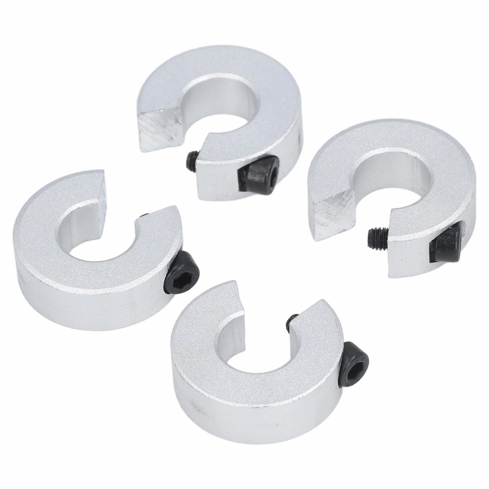 Liniowe Kołnierze Zatrzymujące Szyny SBR20 Aluminium 10mm 4 szt. Pierścieni Mocujących