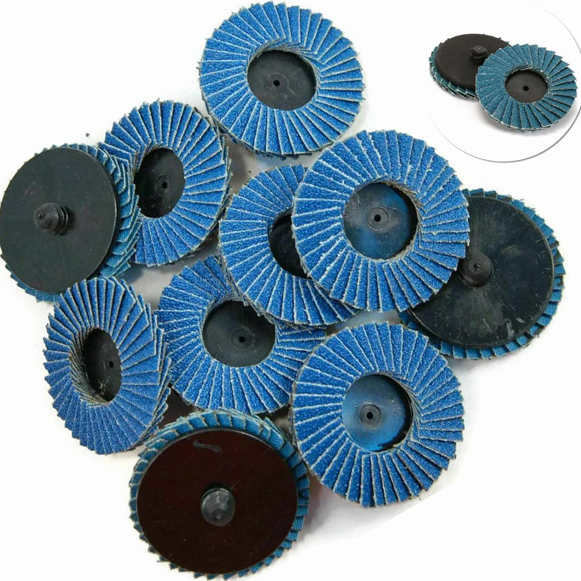 ANBOO 24 szt. tarcze wachlarzowe 50 mm tarcze szlifierskie