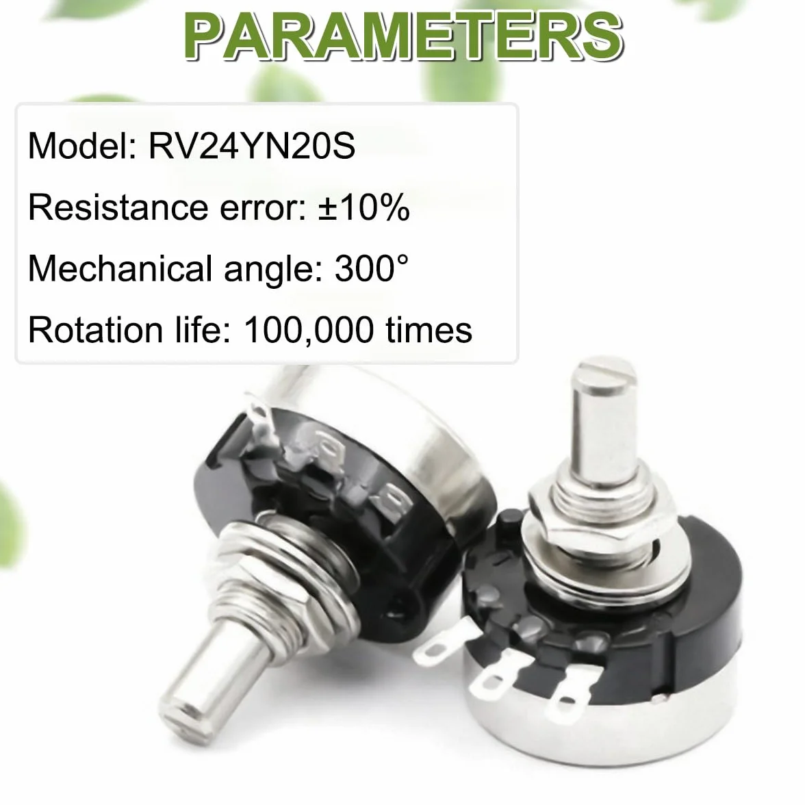 RV24YN20S B103 10K Single Rotary Film Potencjometr Obrotowy 2-pak