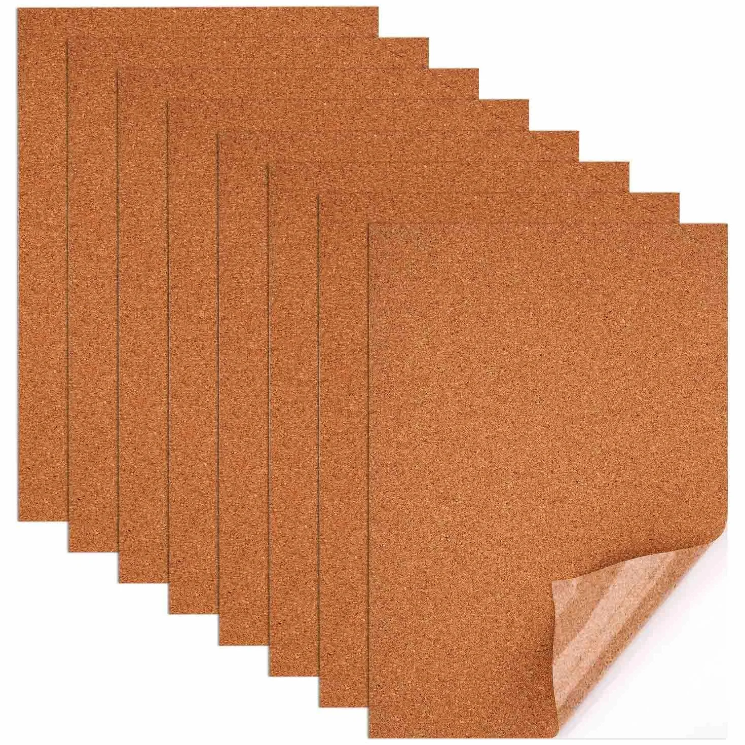 Samoprzylepne Arkusze Korkowe 300x210x1mm Podkladki Korkowe 8szt