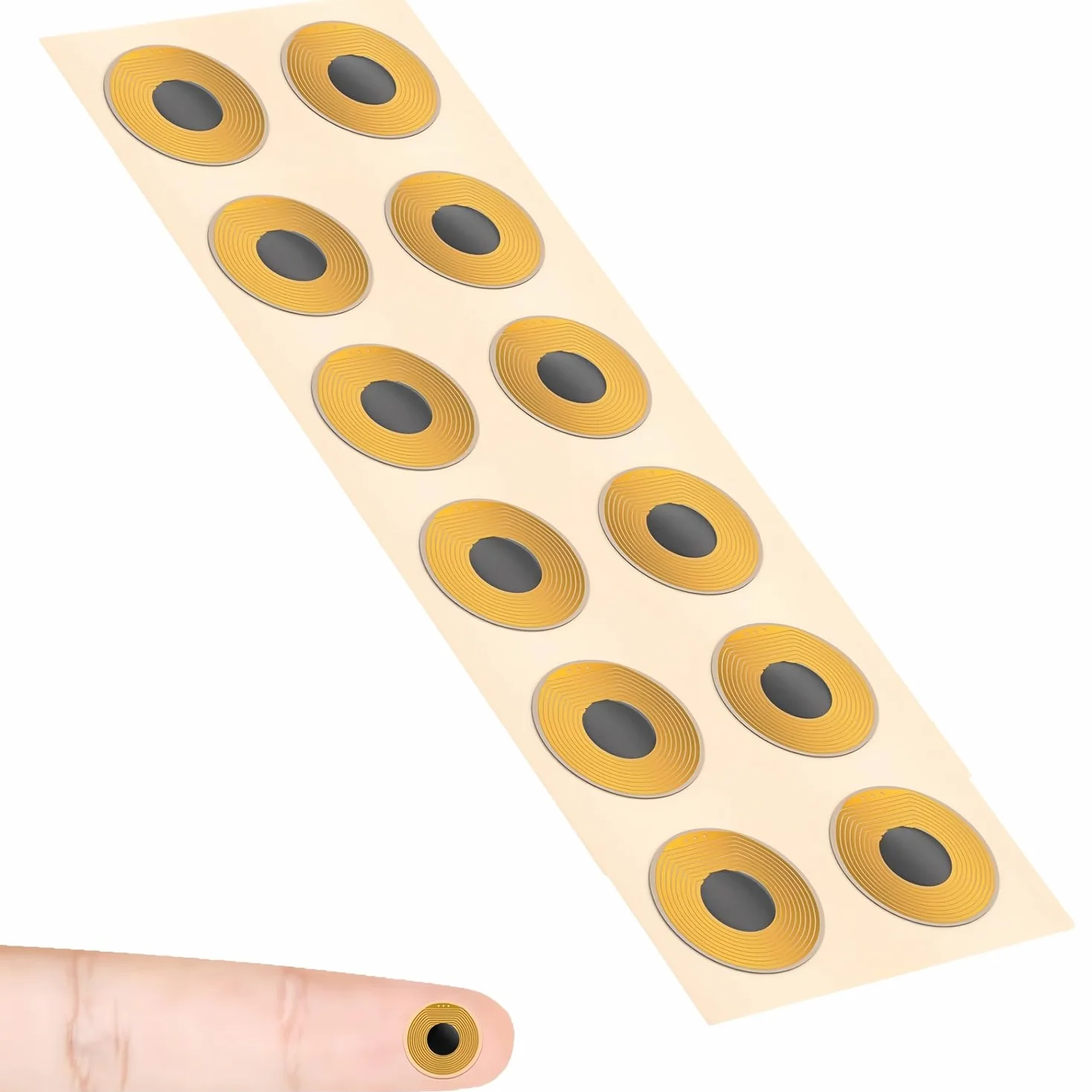 NFC Tag NTAG213 FPC Naklejka 10mm 12 sztuk Programowalny Nadpisywalny