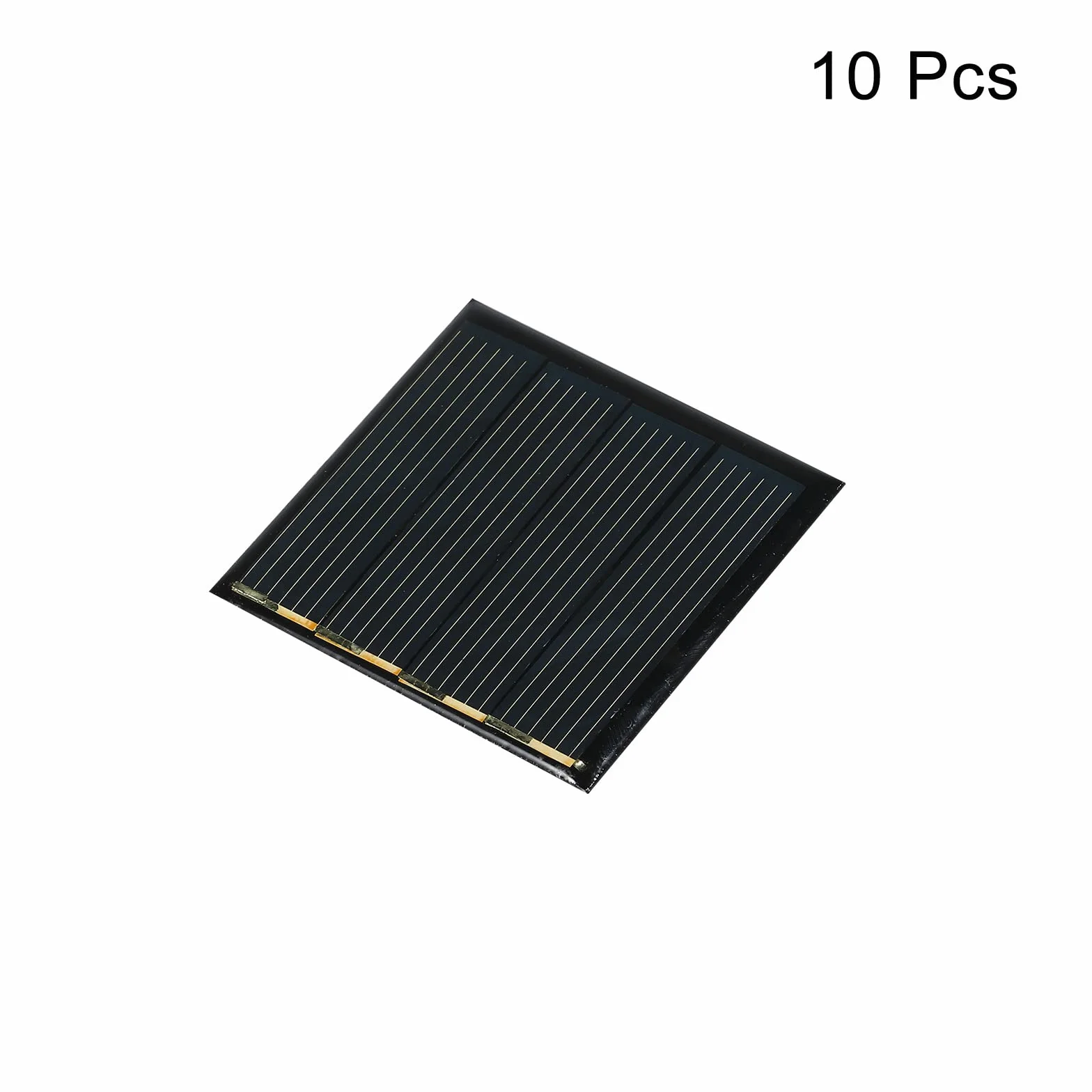 sourcing map Zestaw 10 sztuk kolektorów słonecznych mini panel słoneczny 2 V 110 mA 0,22 W