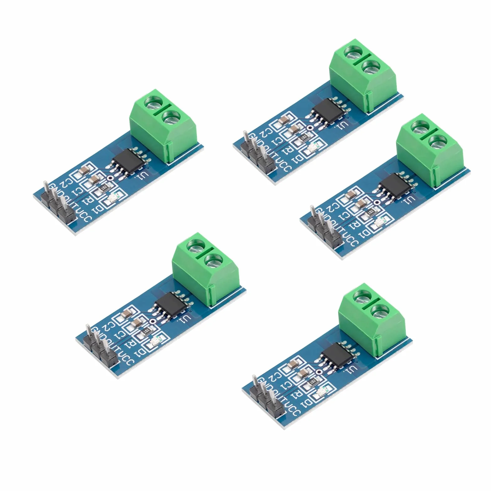 Moduł czujnika prądu ACS712 30A kompatybilny z Arduino Bascom