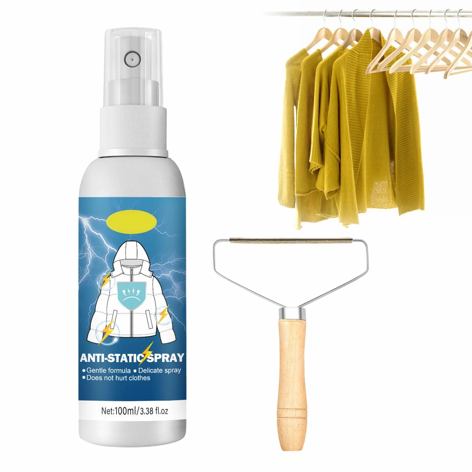 Spray antystatyczny do odzieży i tekstyliów 100 ml