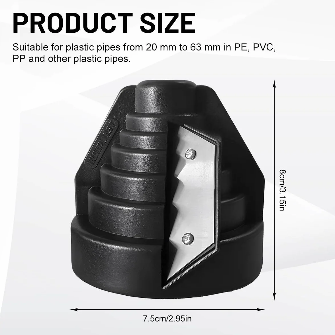 Narzędzie do fazowania rur PVC PP PE 20-63 mm do usuwania zadziorów