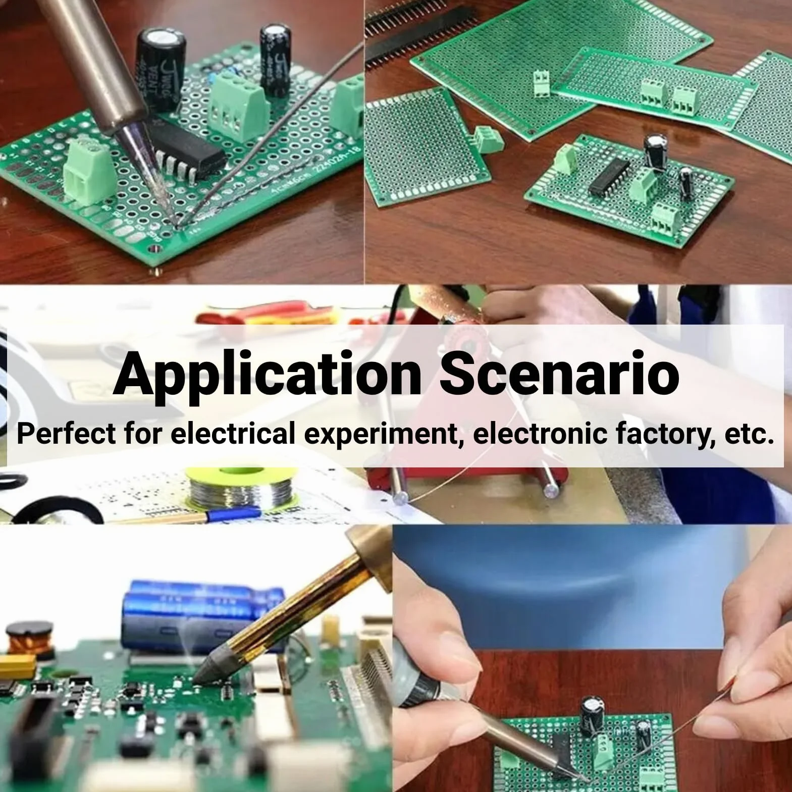 10 Sztuk 8X12Cm Dwustronnie Prototyp Platine 8X12, Prototyp Pcb 30Cm Prototyp Pcb Cynowana Płyta Breadboard Płytka Drukowana