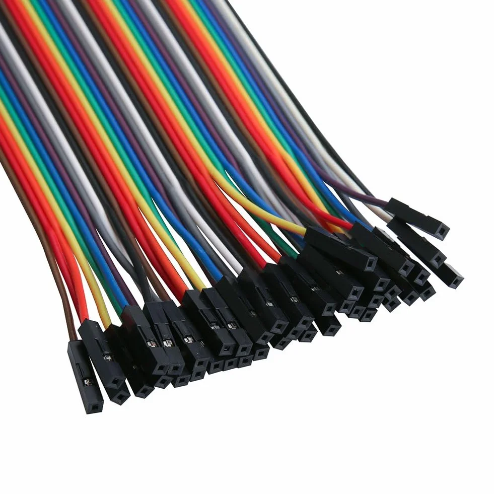 ELEGOO Zworka kablowa 28 AWG Mostki Przewodowe 40 x 20 cm Zestaw 3 szt. dla Arduino Raspberry Pi